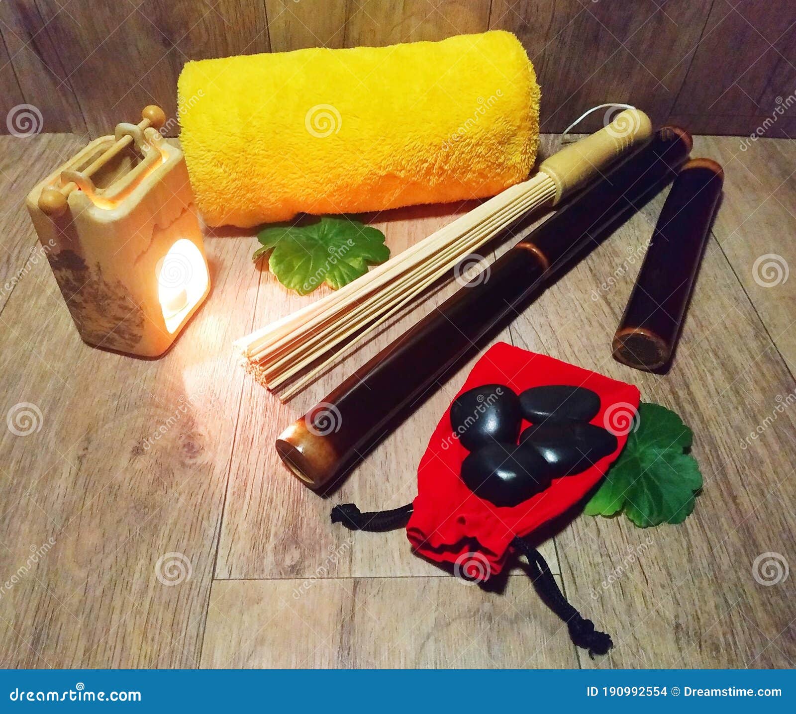 massage accessories for spa, for creole massage and stone therapy ...
