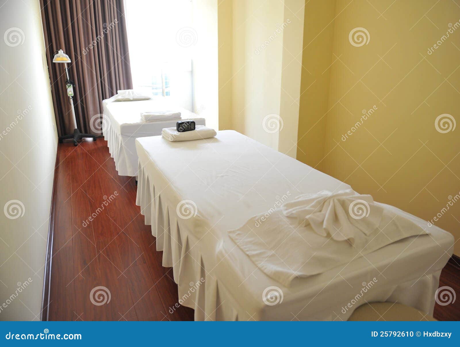 Massage bed stock photo. Image of natural, sunlight, empty 25792610
