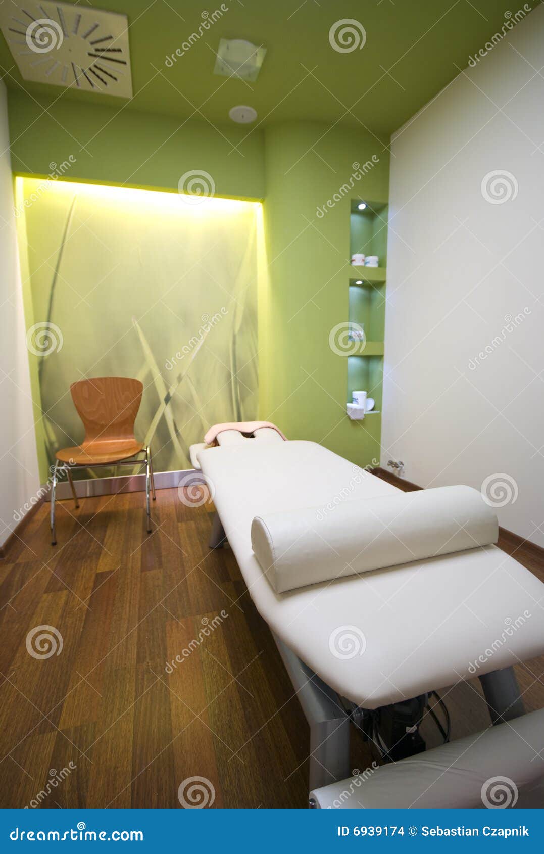 Massage bed stock photo. Image of mood, cosy, wellbeing 6939174
