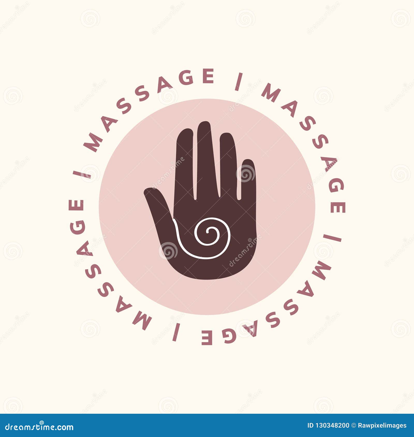 Massage and body care icon stock vector. Illustration of sticker