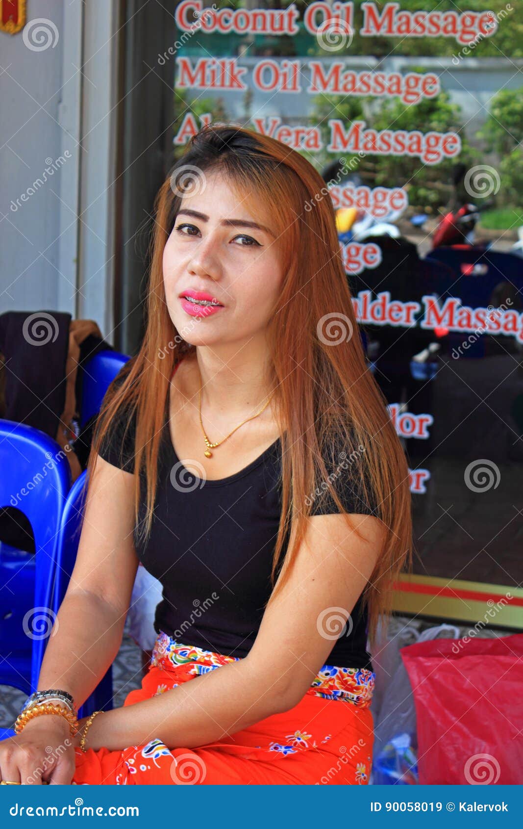 Massage Girl Thailand Editorial Stock Image Image Of Cultural 90058019