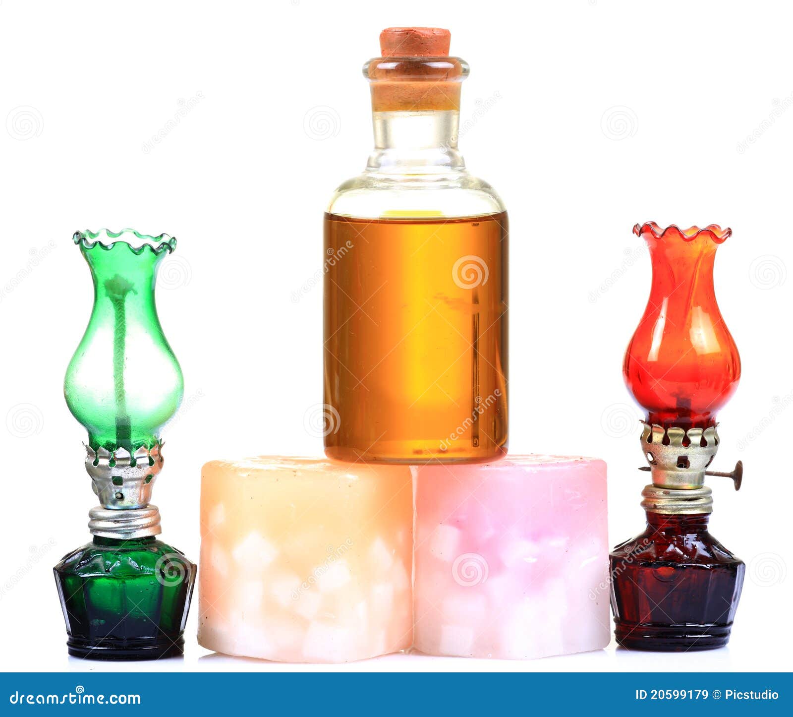 Massage oil and candles stock image. Image of background 20599179