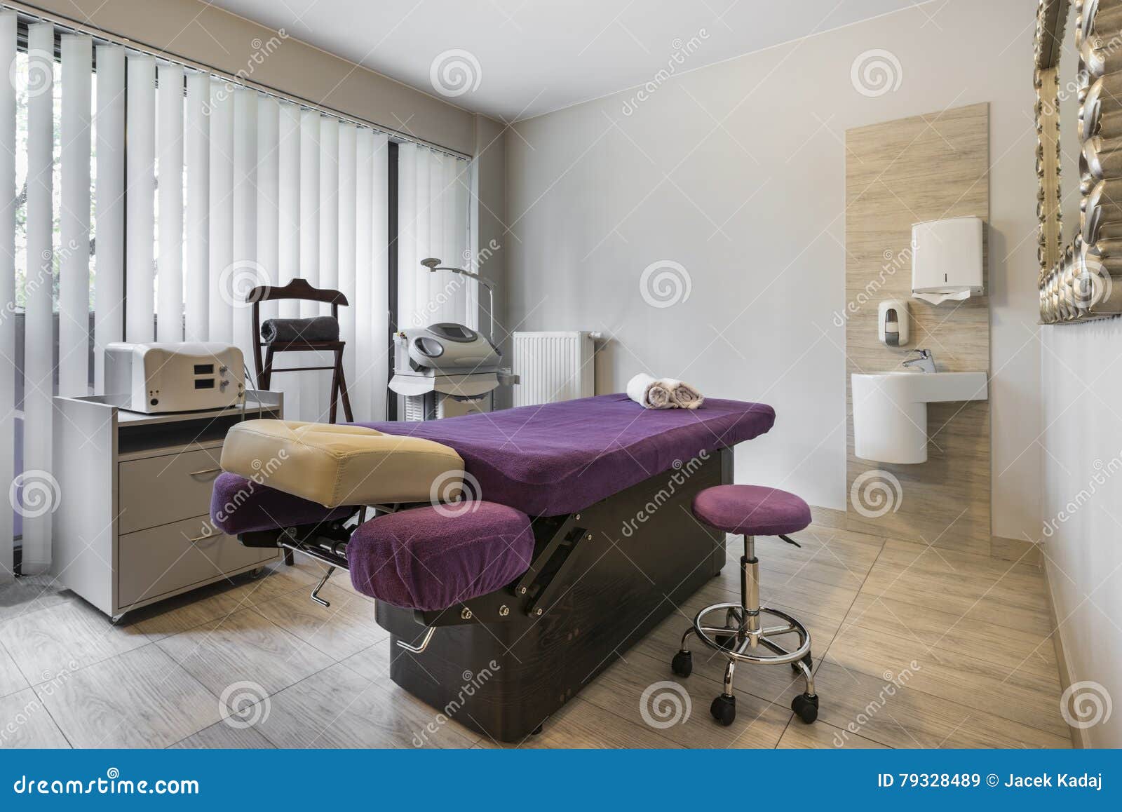 Massage Room Interior In Wellness Center Stock Image Image