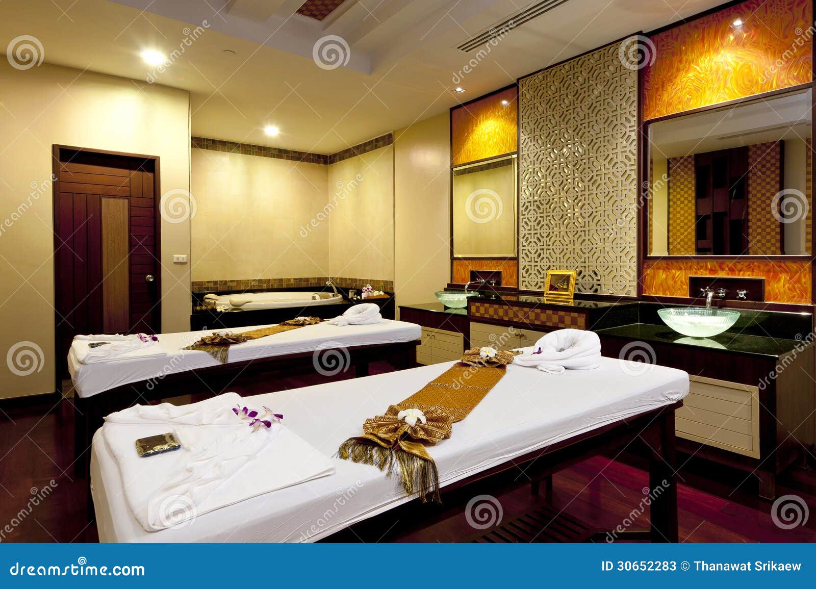 Massage Room Stock Image Image Of Interior Salon Stress
