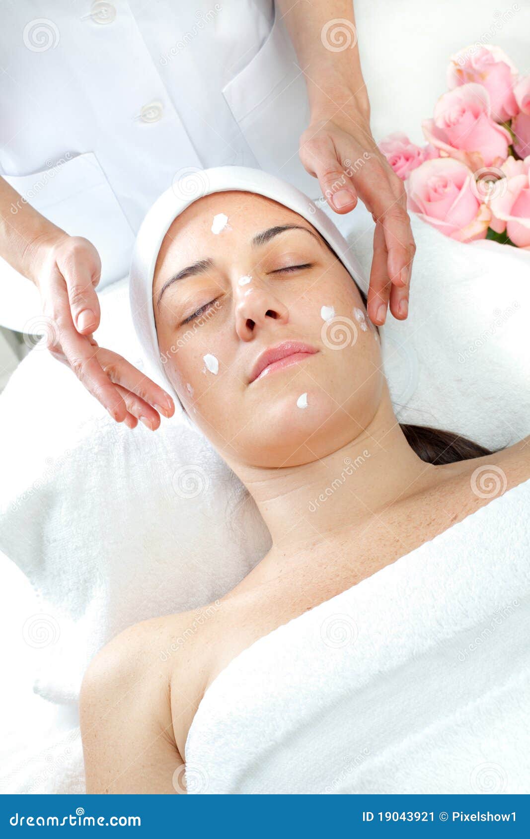 Massage Spa Facial Treatment Stock Image Image Of Female Health