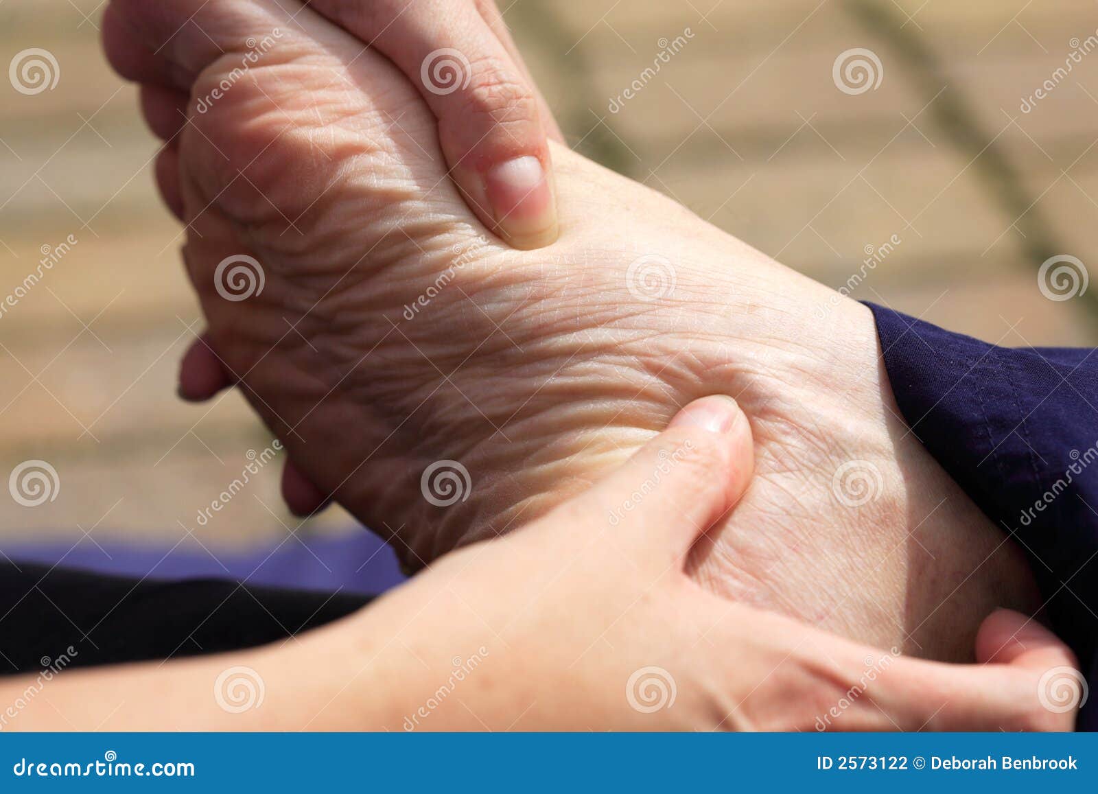 Massage To The Foot Stock Photo Image Of Gentle Energy 2573122