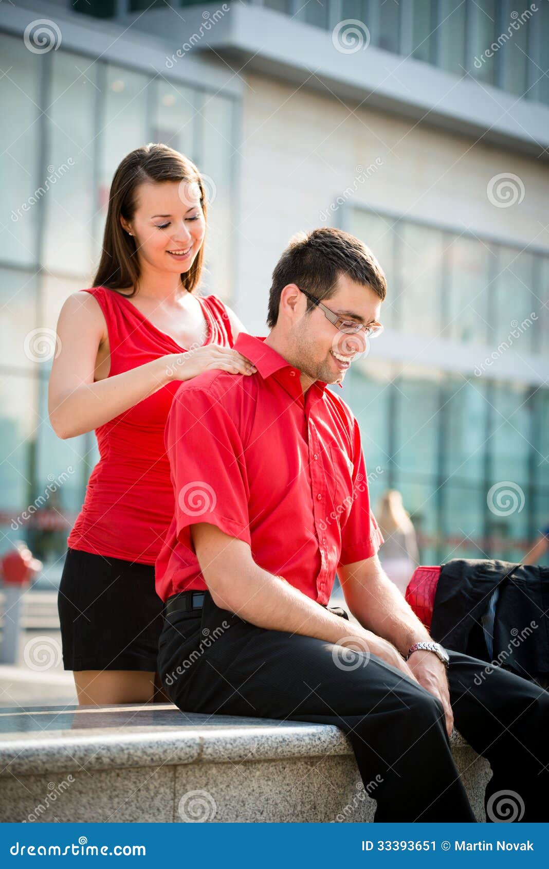 Massage Will Help After Working Day Stock Image Image Of Couple Help