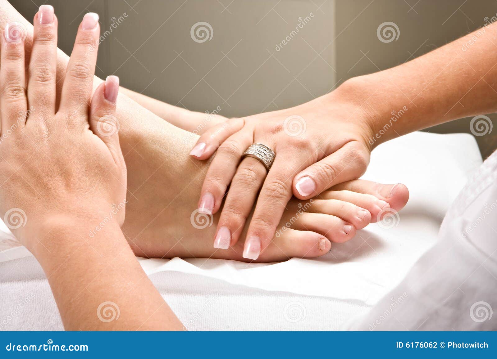 Massaging feet stock photo. Image of foot, female, balance 6176062