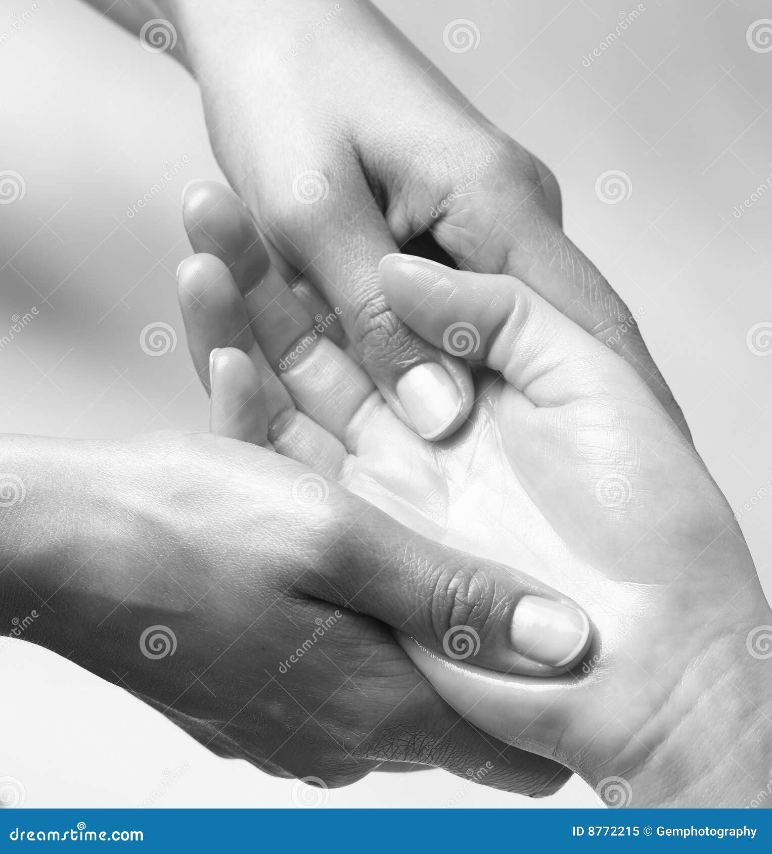 Massaging Hand Royalty Free Stock Photo Image 8772215
