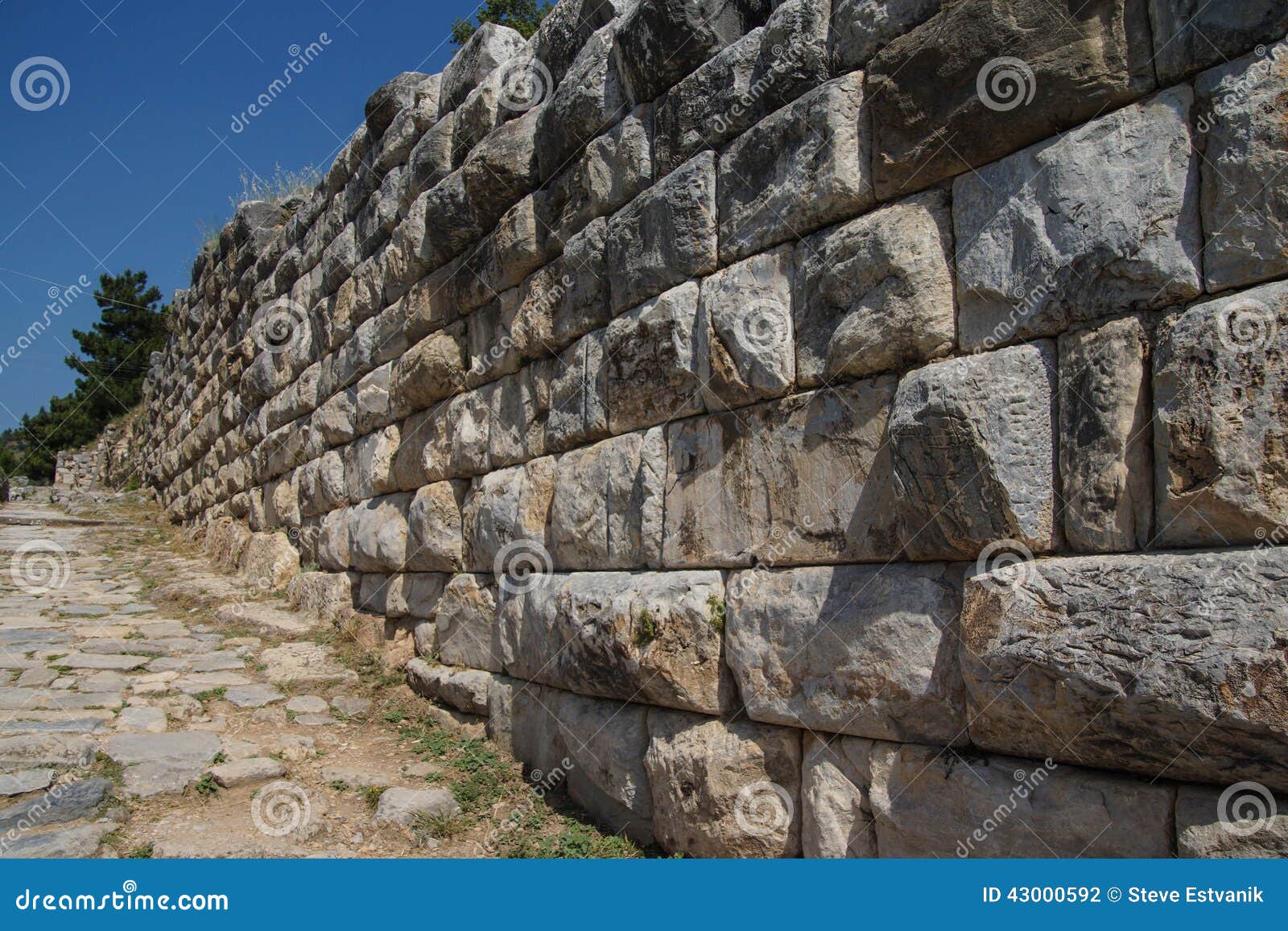 Massive Ashlar Masonry Wall Stock Photo - Image of block, rome: 43000592