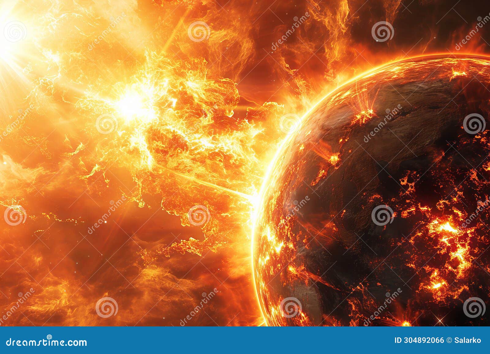 Massive Solar Flares Hit and Destroy the Earth, Potential Global
