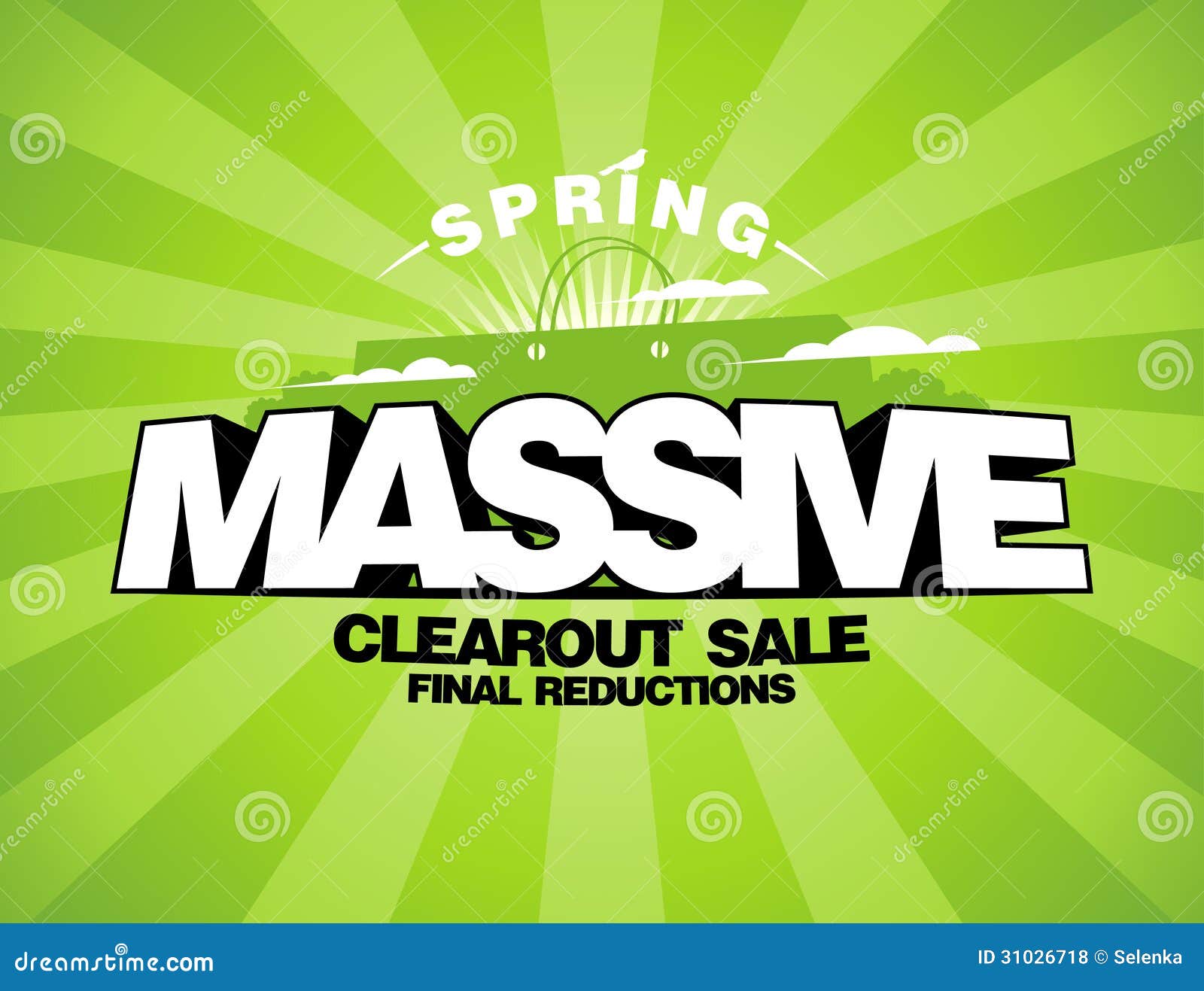 massive spring sale  template