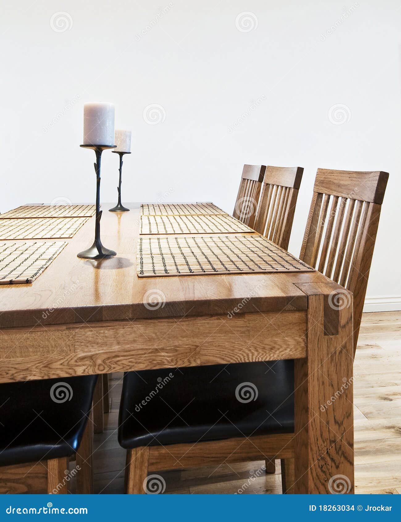 massive wood dining table