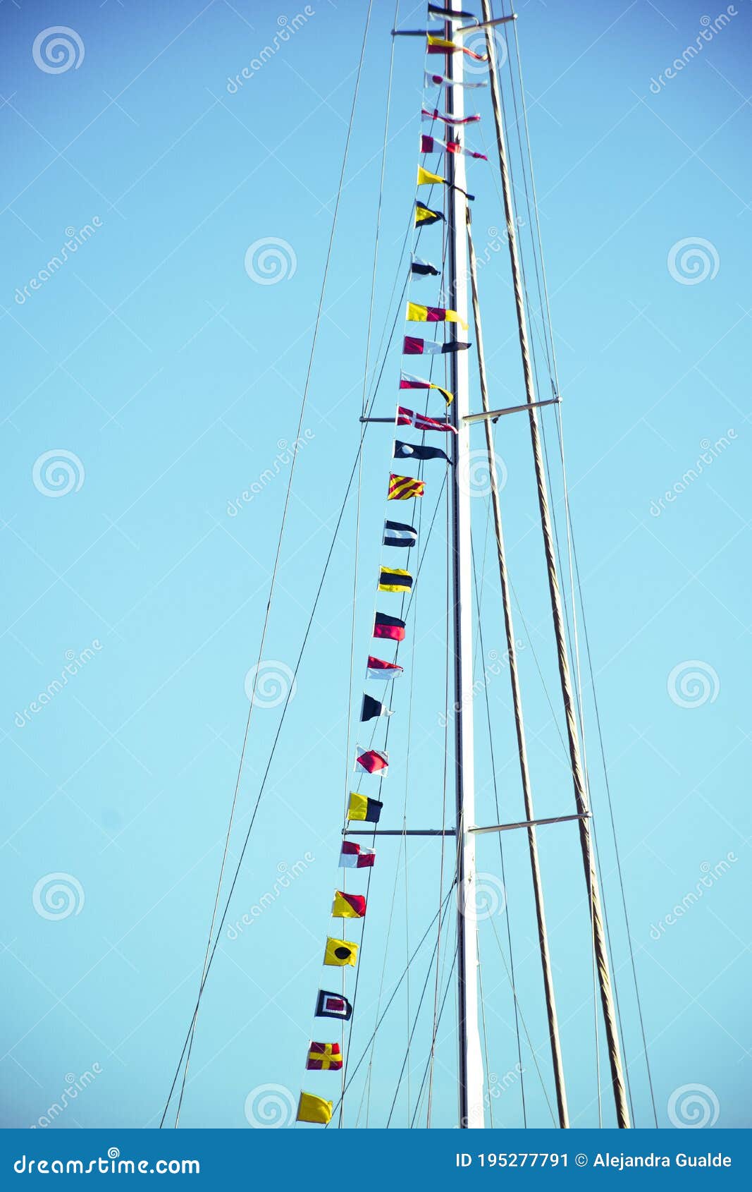 sailboat mast flags