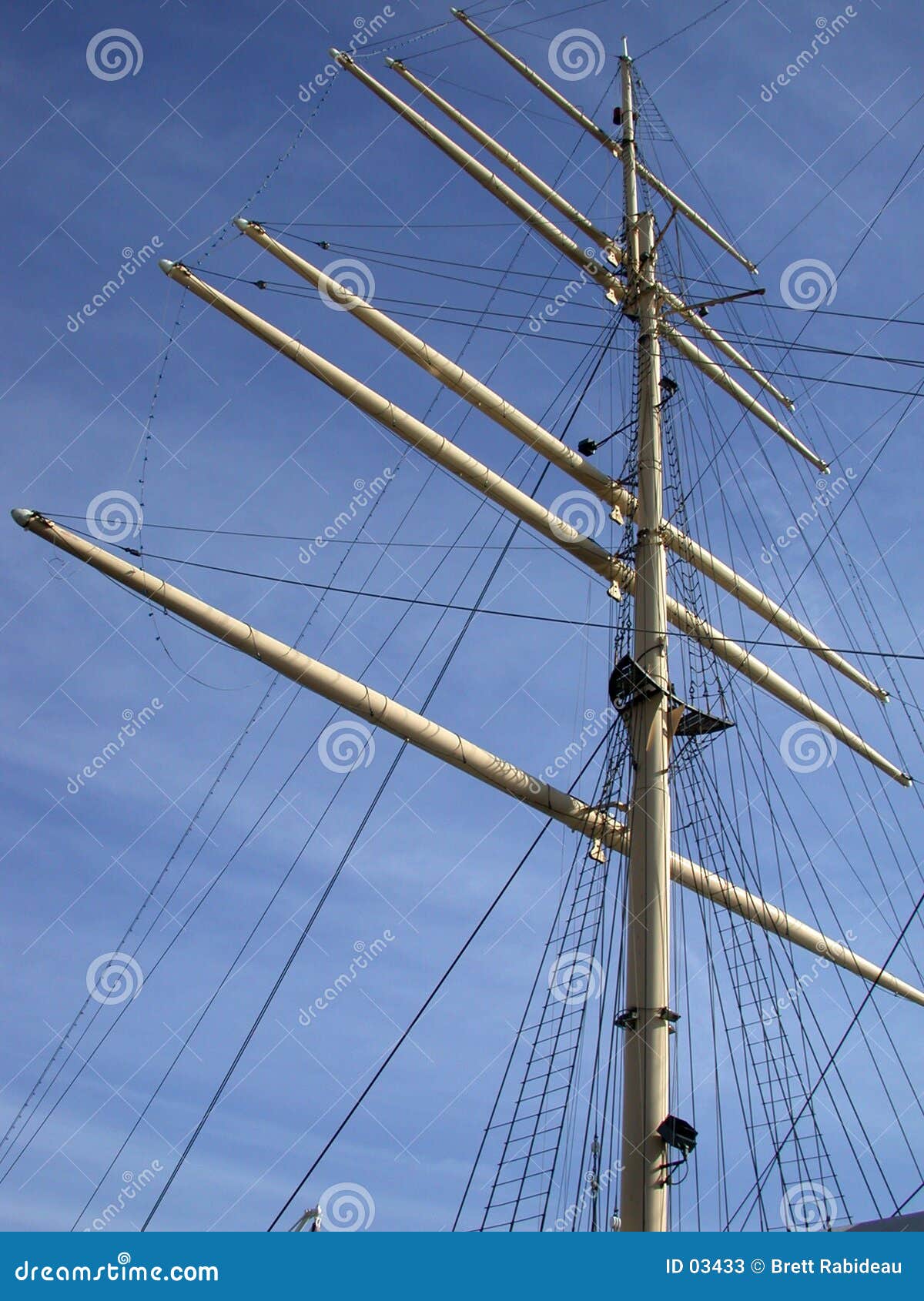 Mast of a Tall Ship stock image. Image of ships, mast, sail 3433
