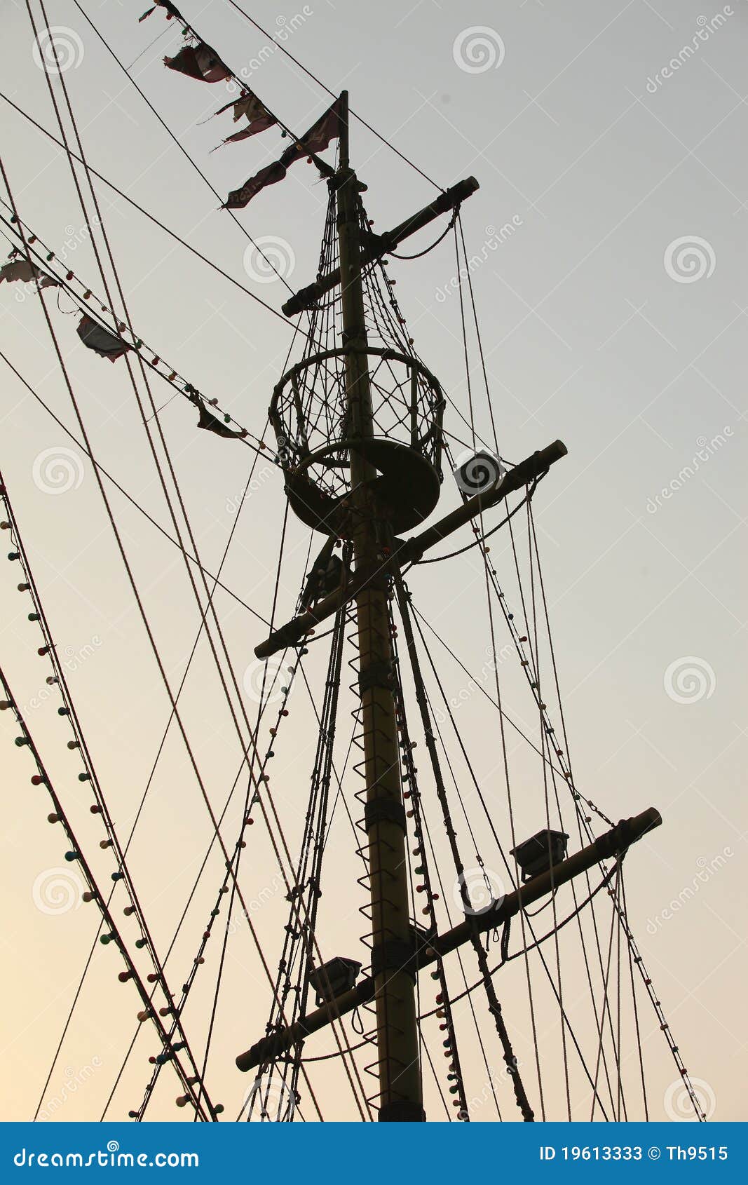 mast of the vessel