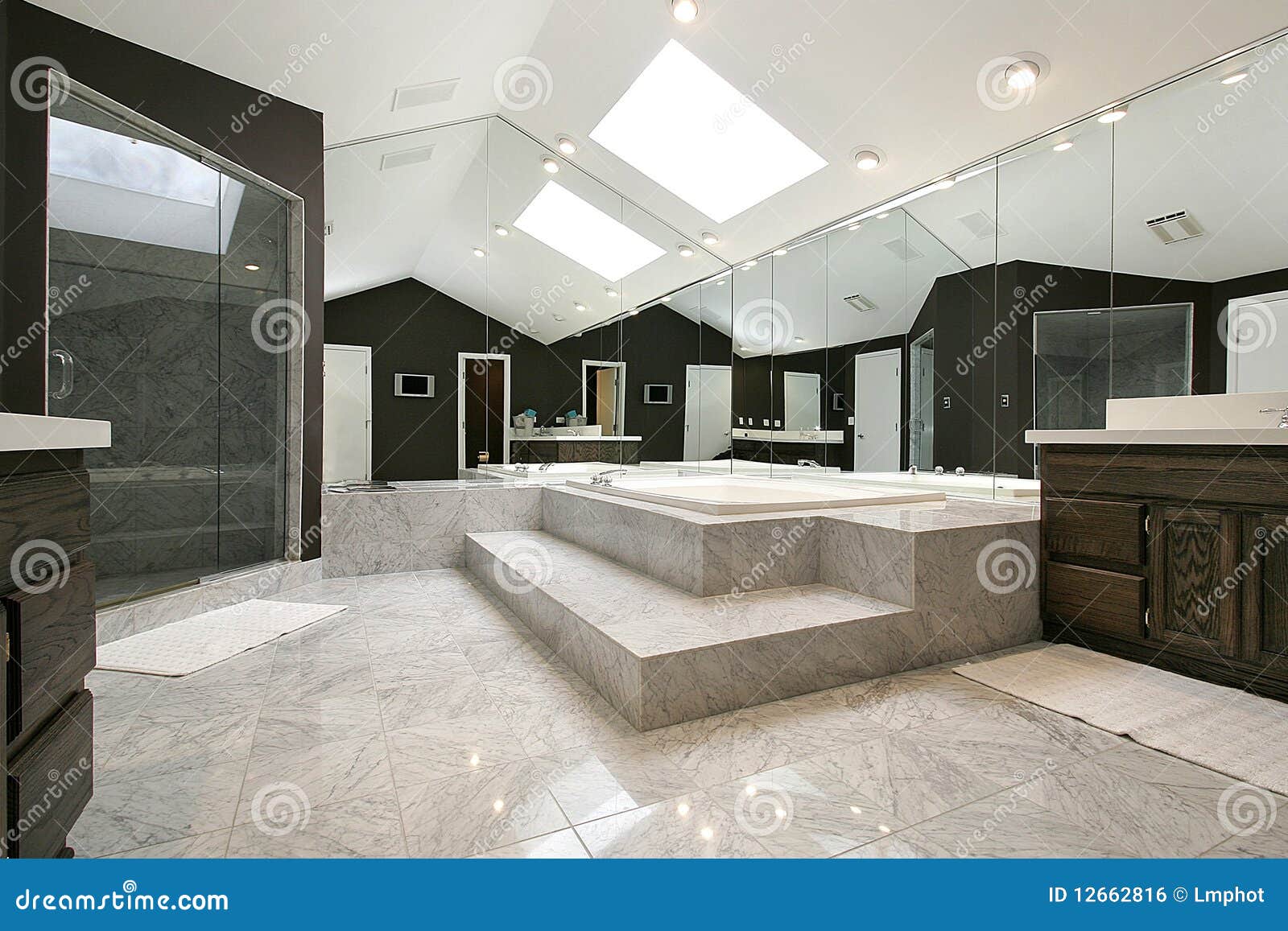 master bath in luxury home