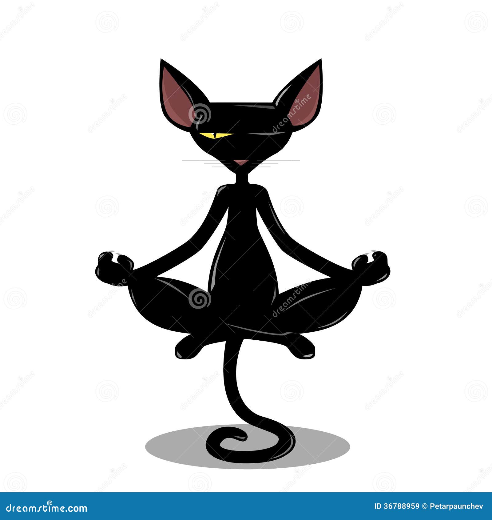 Master Cat  stock illustration Illustration of levitating 