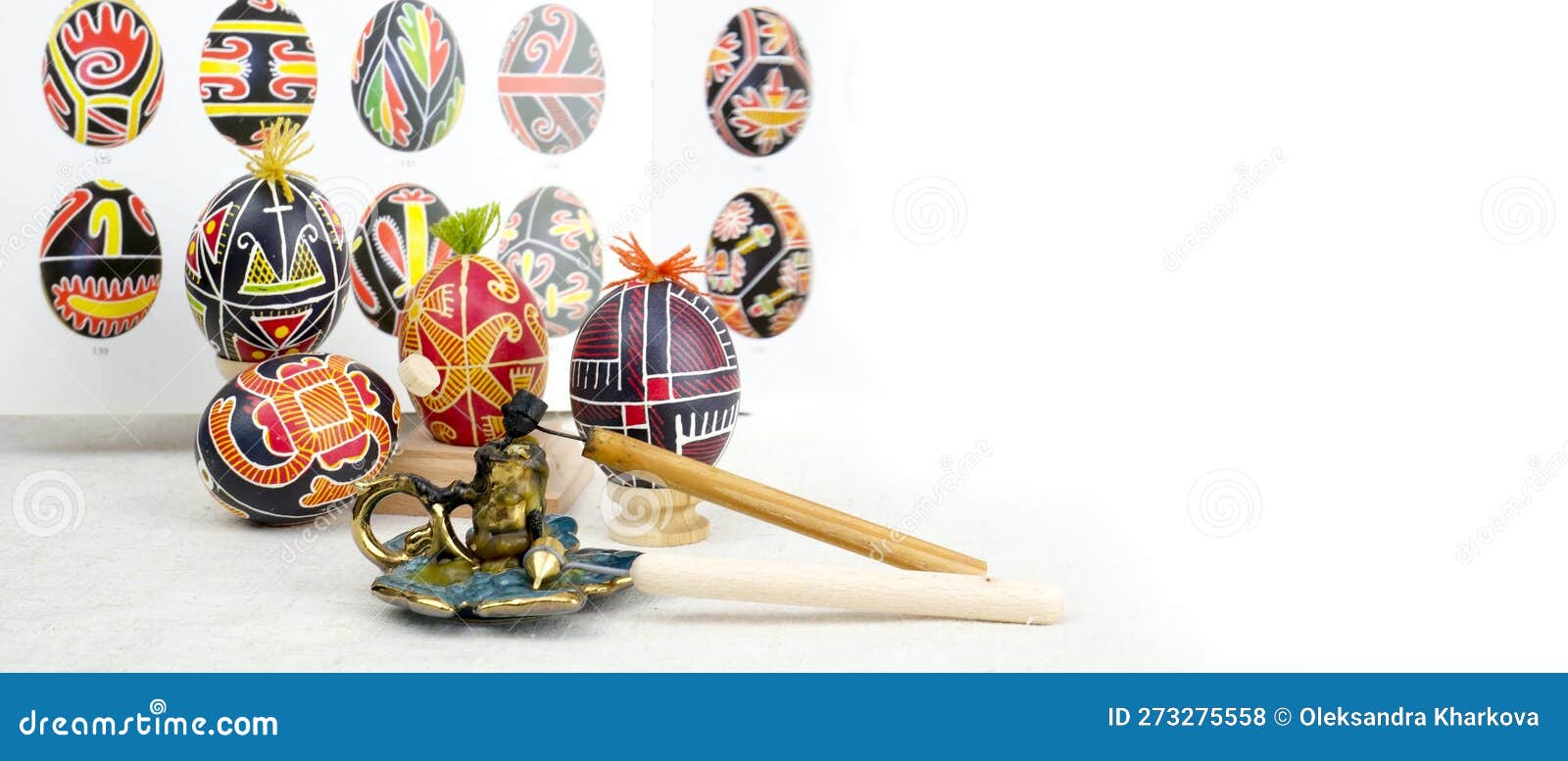 Master Class Teaching People To Draw on Eggs for Easter Patterns