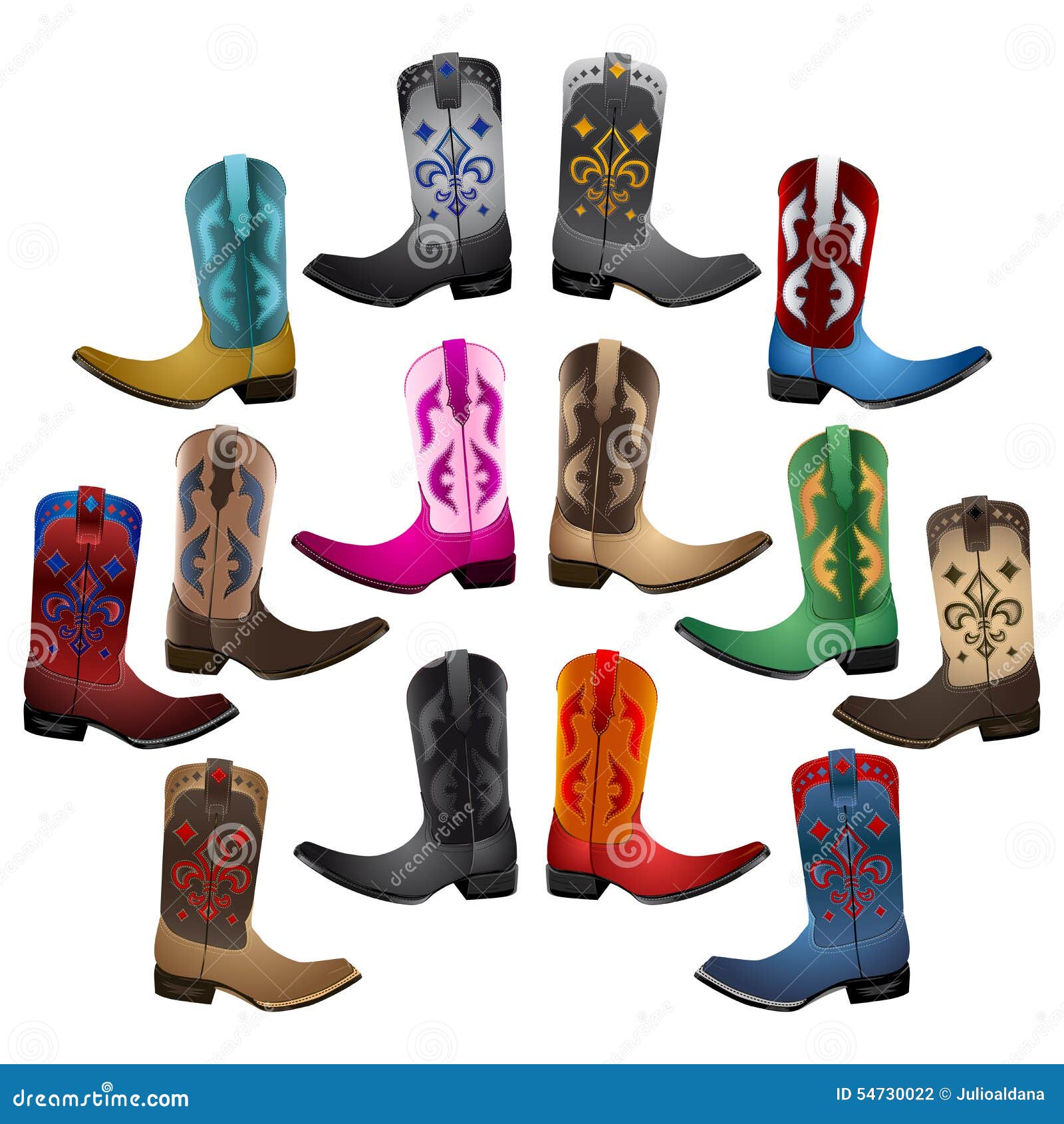 master collection cowboy boots