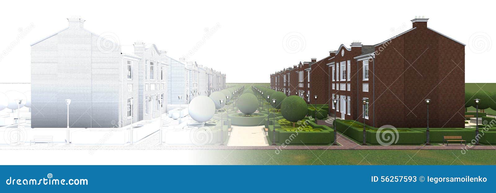 Master Plan Of The Village Royalty Free Stock Image Cartoondealer