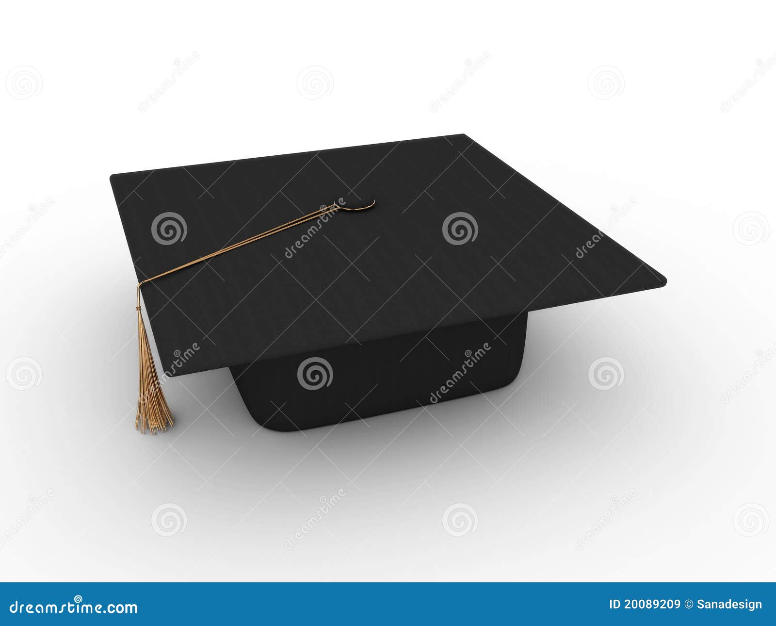 Master s cap for graduates stock illustration. Illustration of higher 20089209