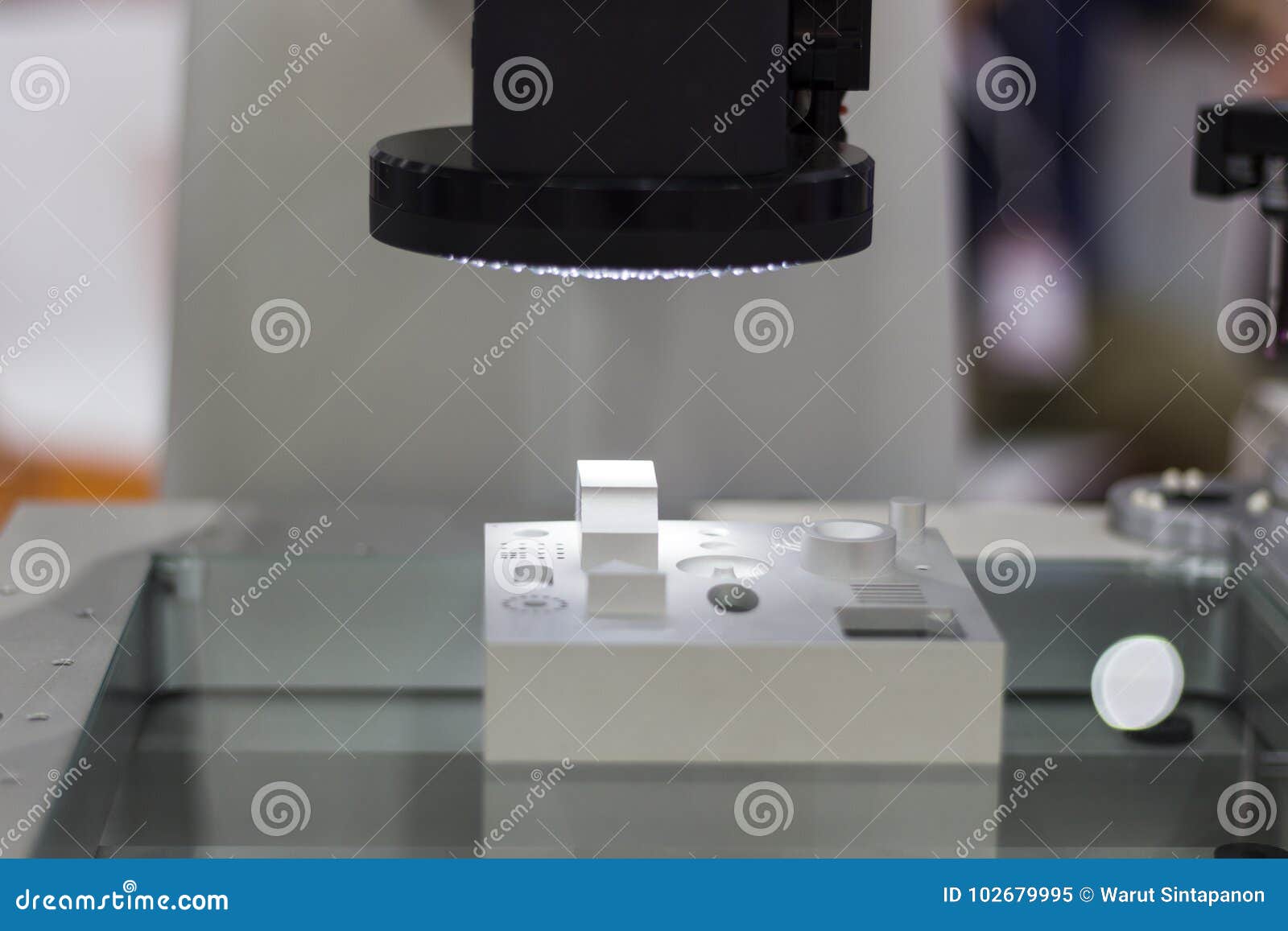 Master Sample Inspected by Optical CMM Stock Image Image of accuracy