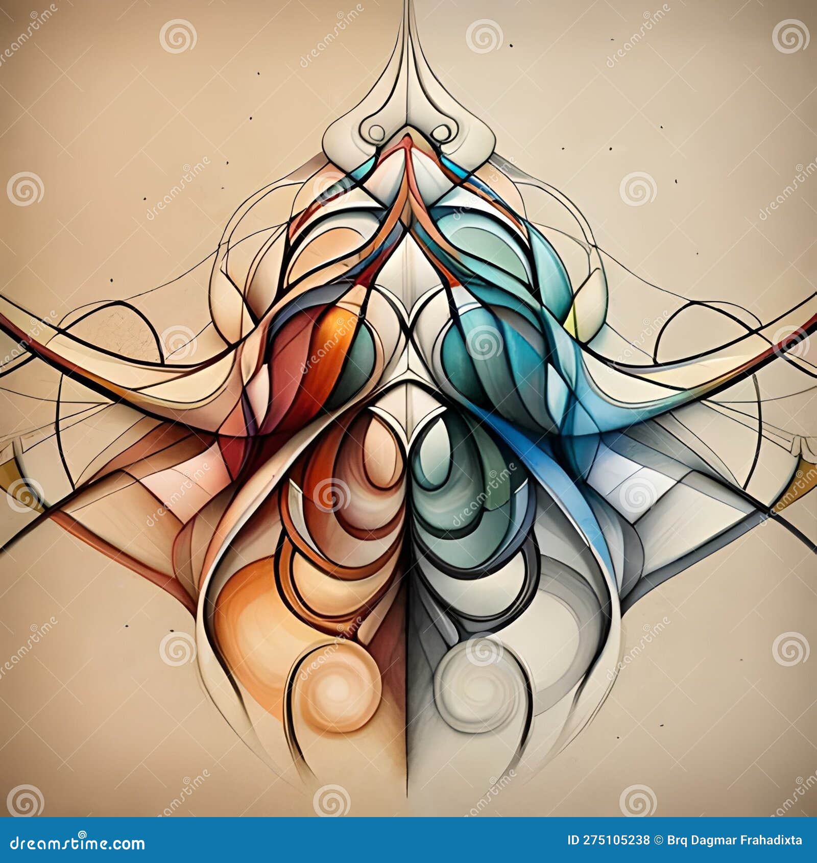 Mastering Abstract Sketching With Colorful Lines