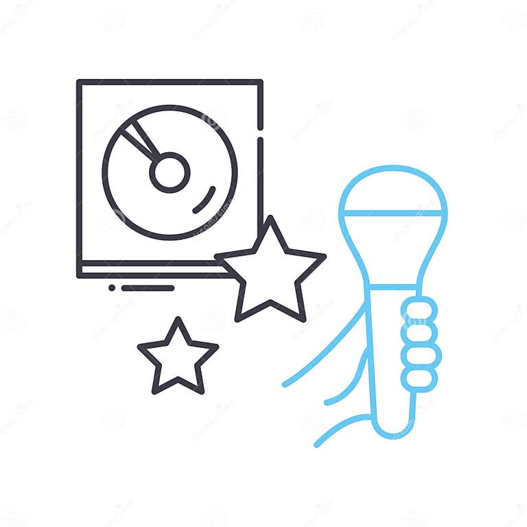Mastering Line Icon, Outline Symbol, Vector Illustration, Concept Sign 