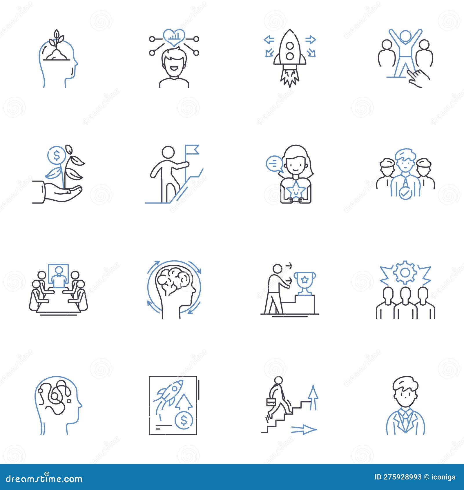 mastery line icons collection. expertise, perfection, proficiency, competence, adeptness, capability, expertness 