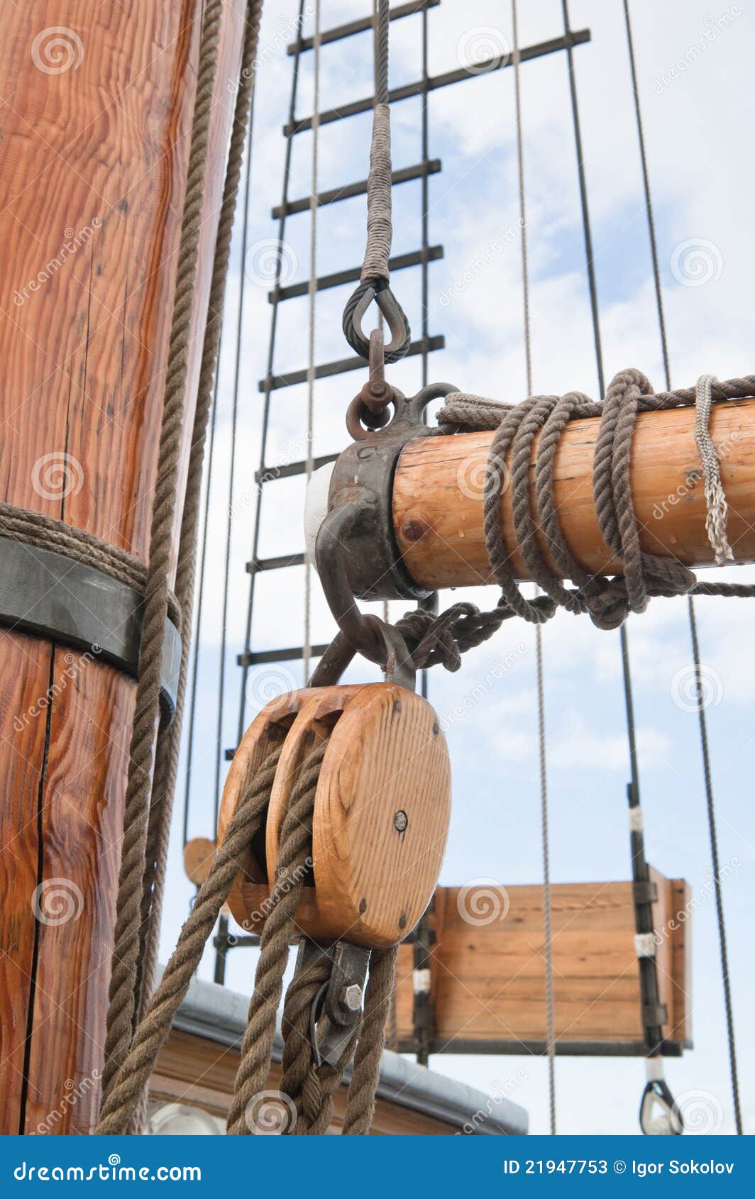 masts and sails