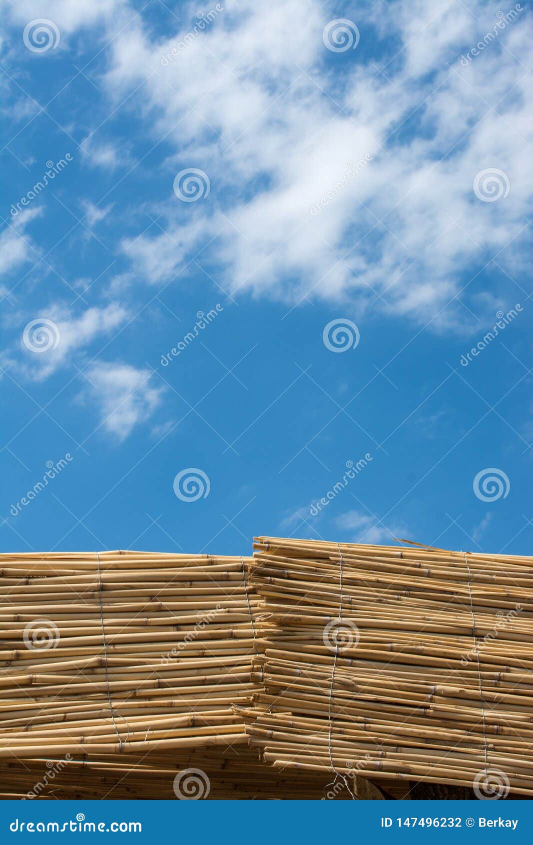 Mat Made of Straw Used As a Wall Stock Photo Image of wall, straw