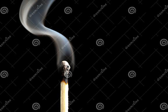 Match with smoke stock image. Image of object, close - 16325437