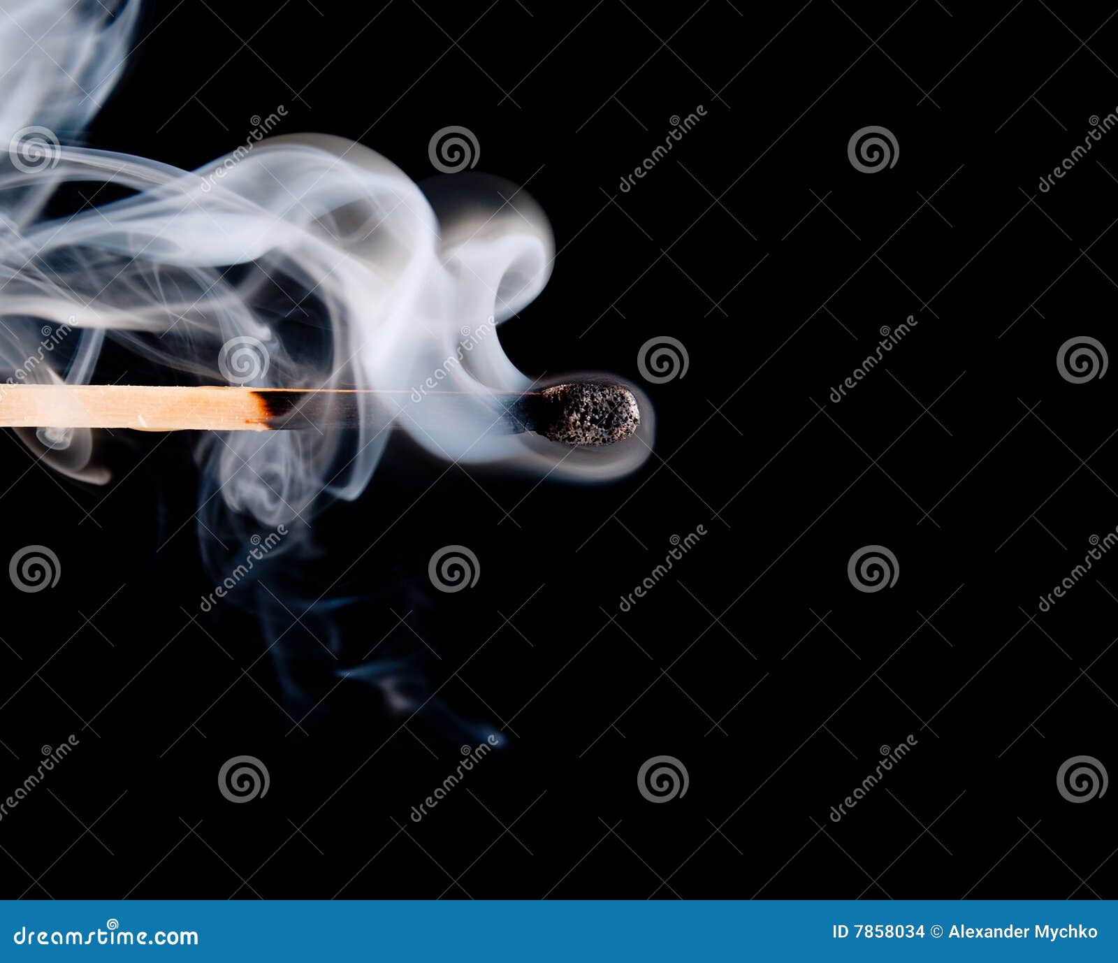 Match smoke stock photo. Image of dark, match, blue, ember 7858034