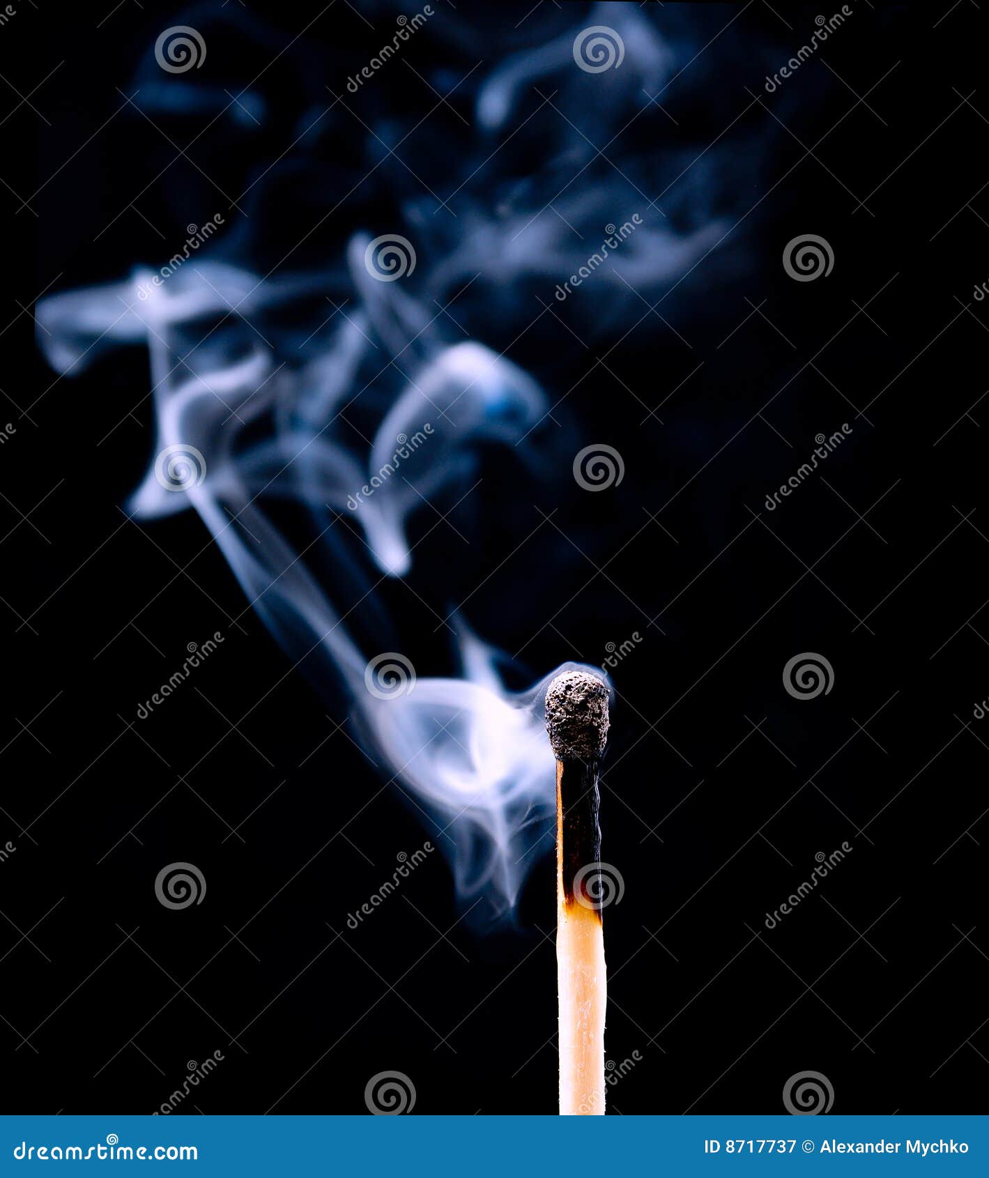 Match smoke stock image. Image of chemistry, extinguish 8717737