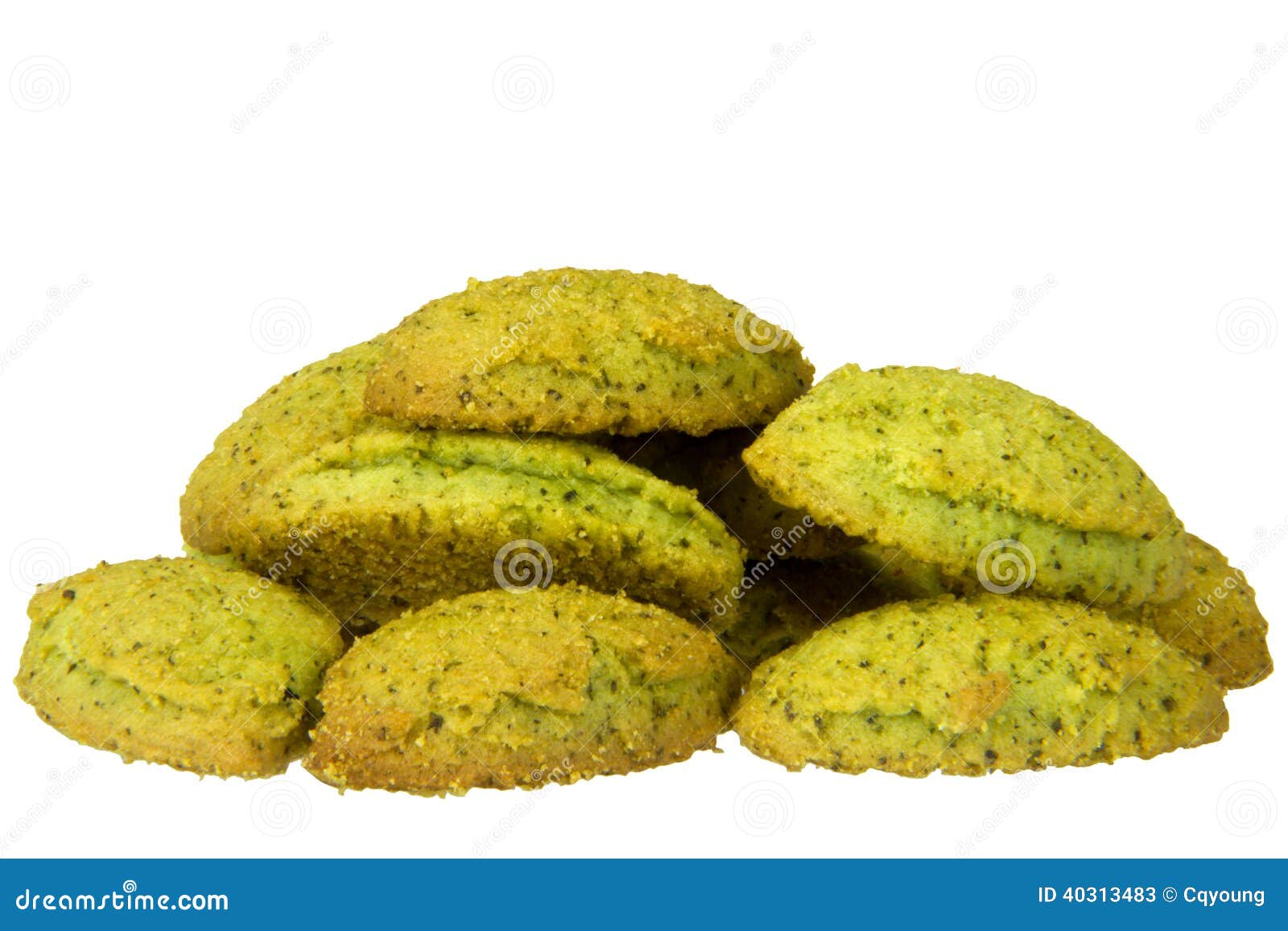 Matcha cookies stock image. Image of food, delicious - 40313483