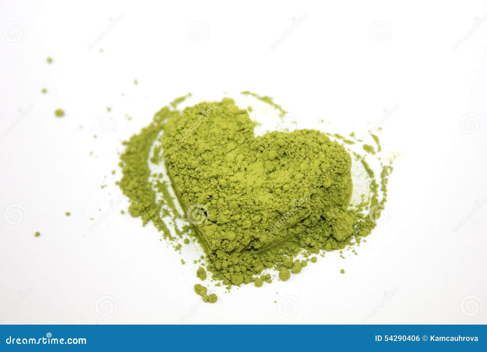 Matcha heart green tea stock photo. Image of shape, delicious 54290406