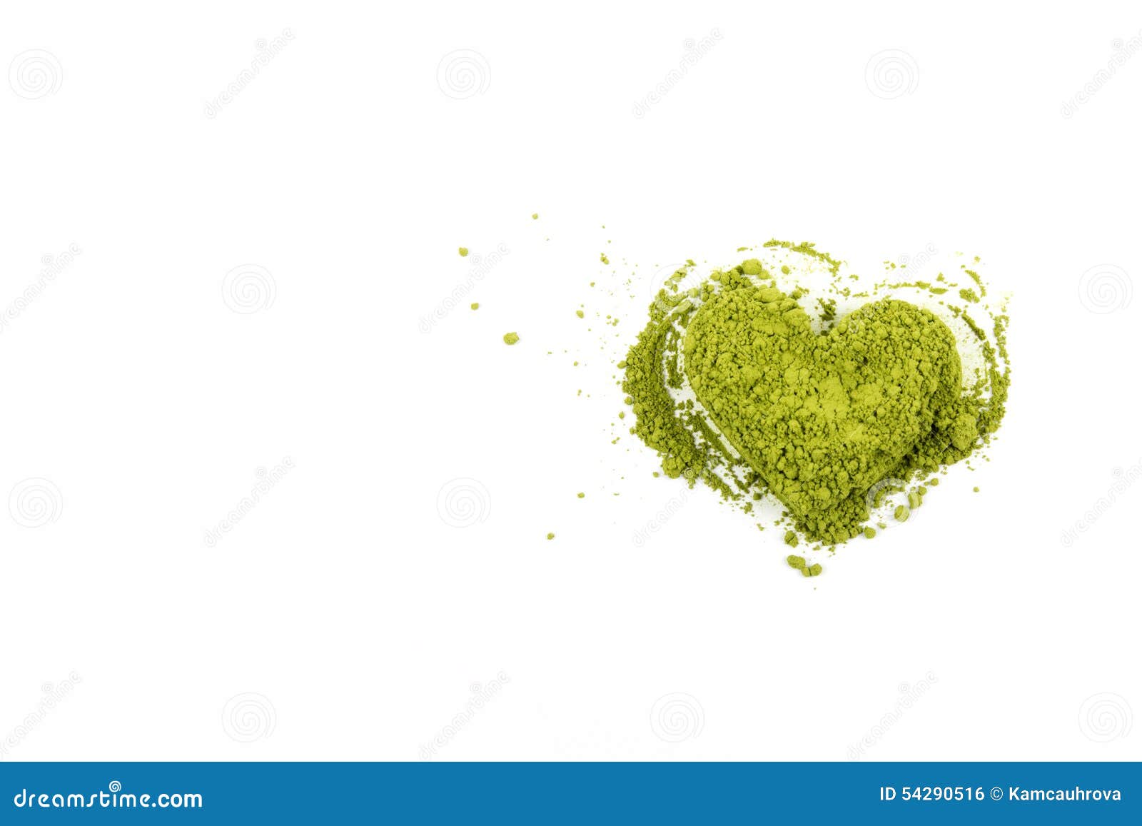Matcha heart green tea stock photo. Image of space, white 54290516
