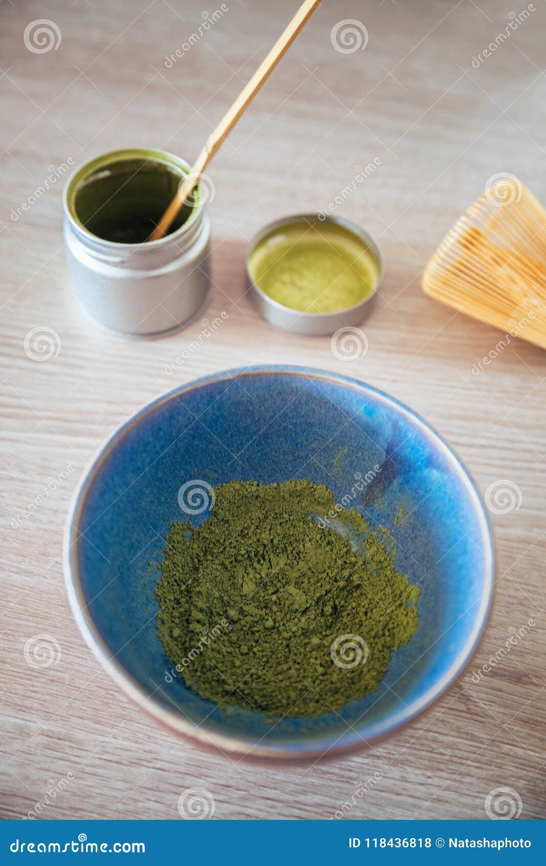 Matcha Powder in a Bowl stock photo. Image of healthy 118436818