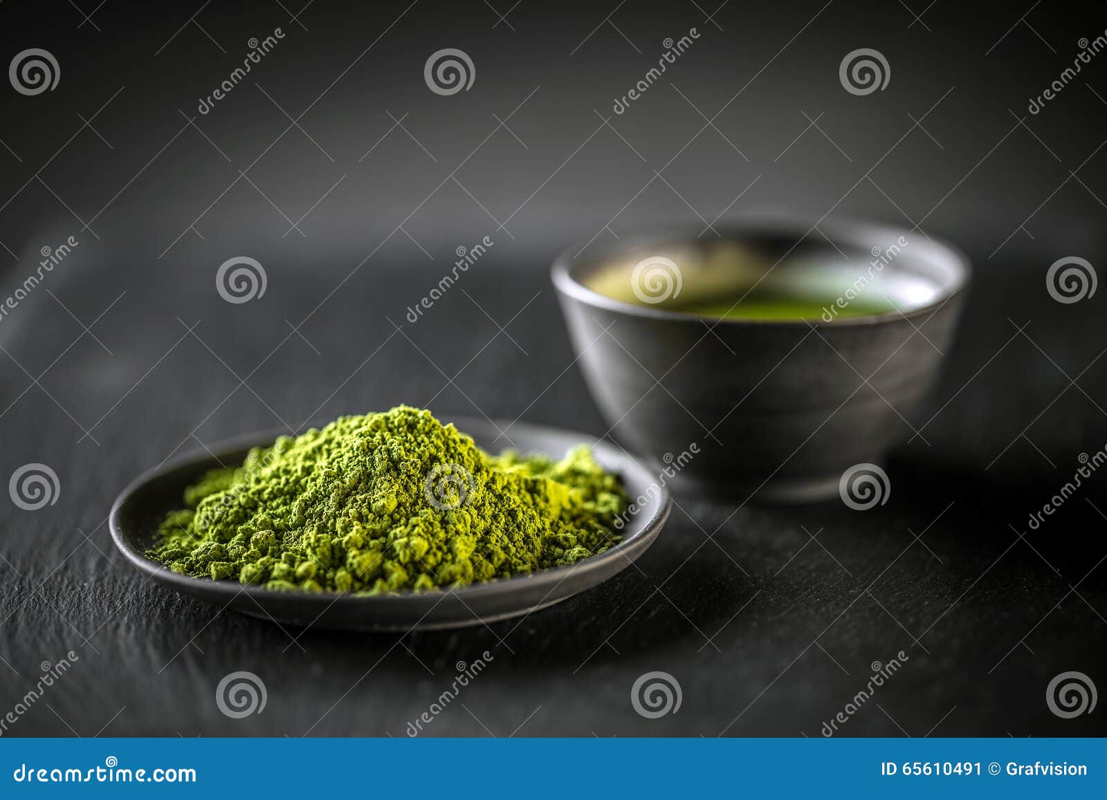 matcha, powder green tea