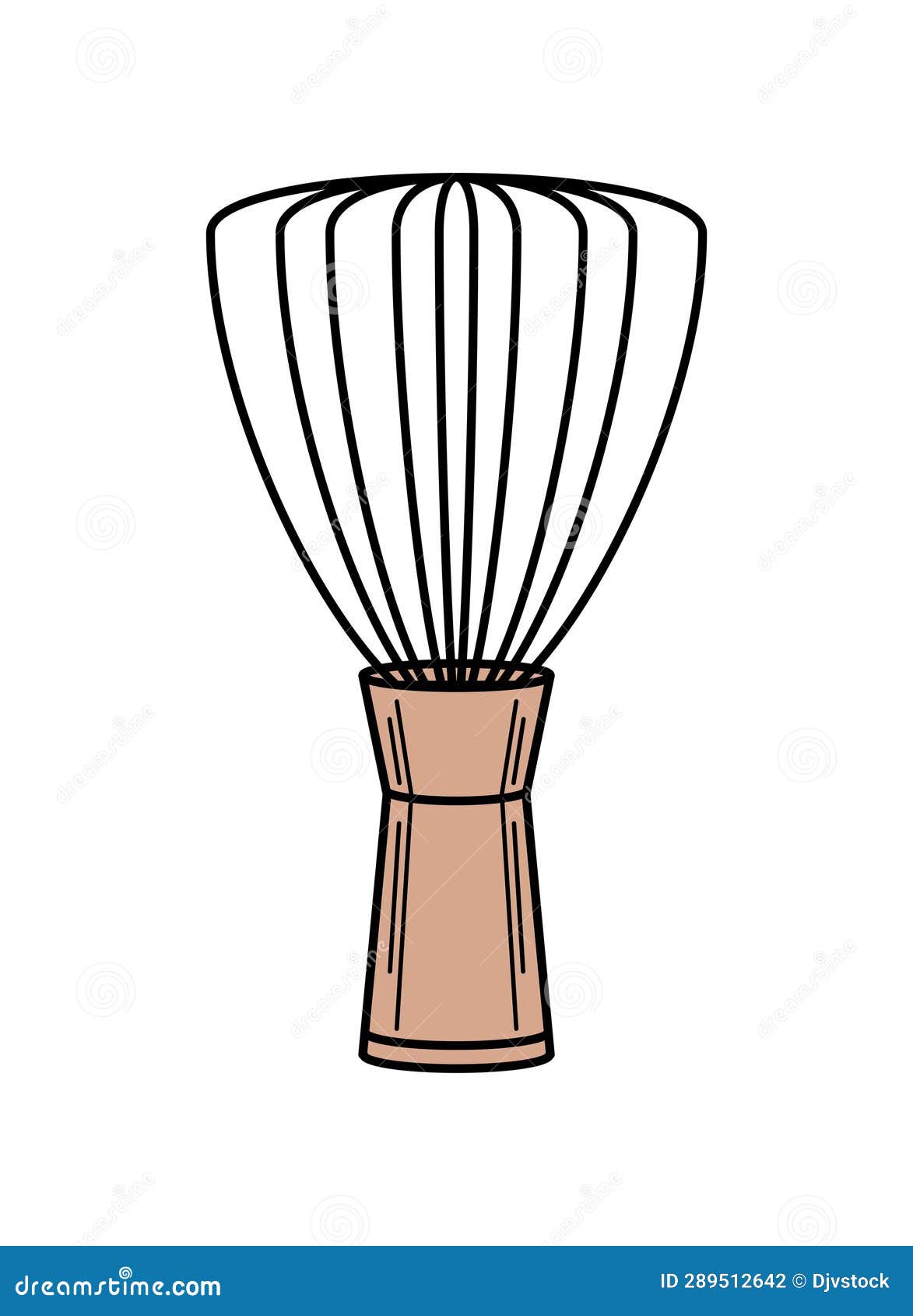 Matcha Tea Mixer Icon Isolated Stock Illustration Illustration of