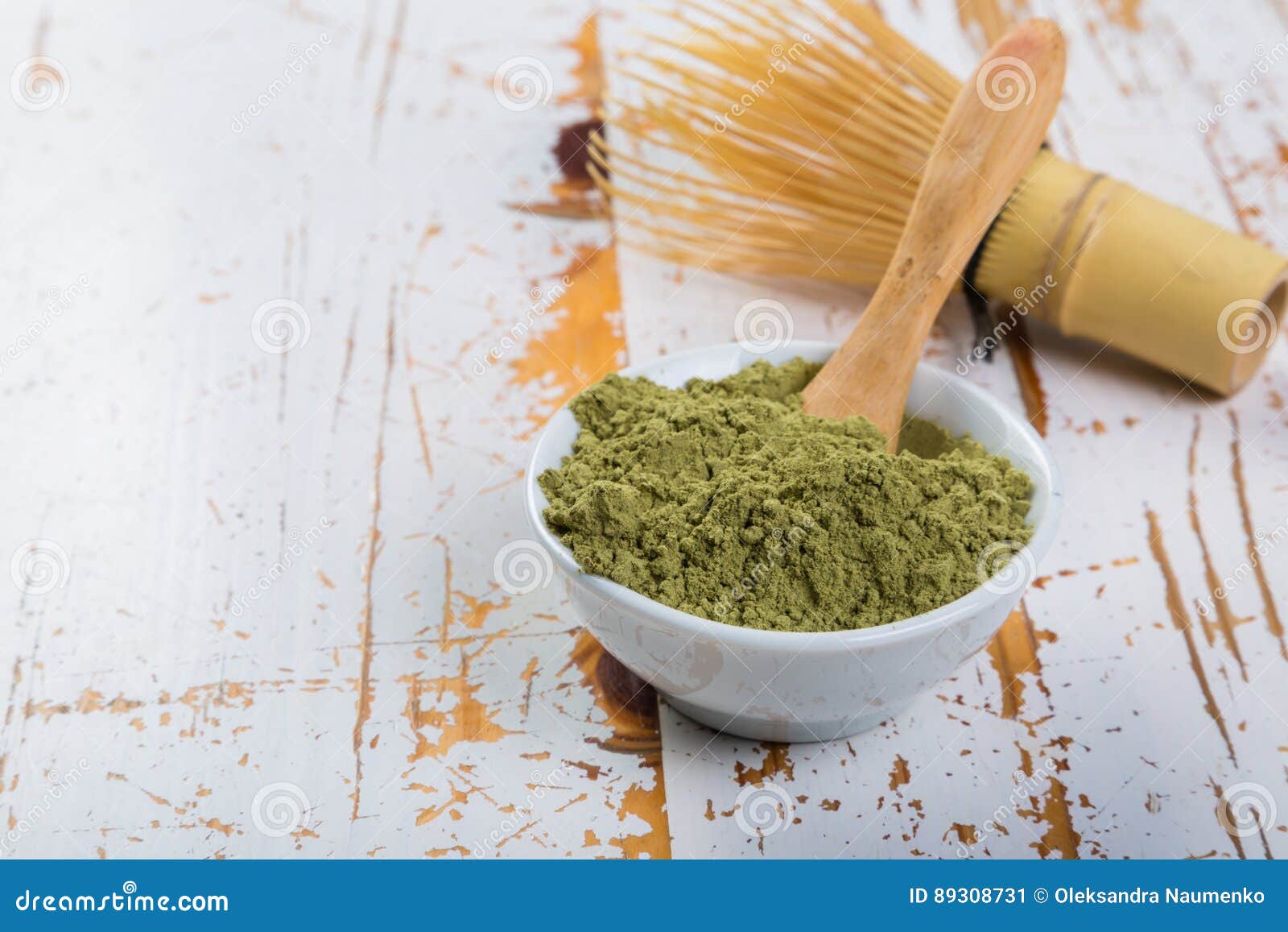 Matcha tea in white bowls stock image. Image of ingredient 89308731