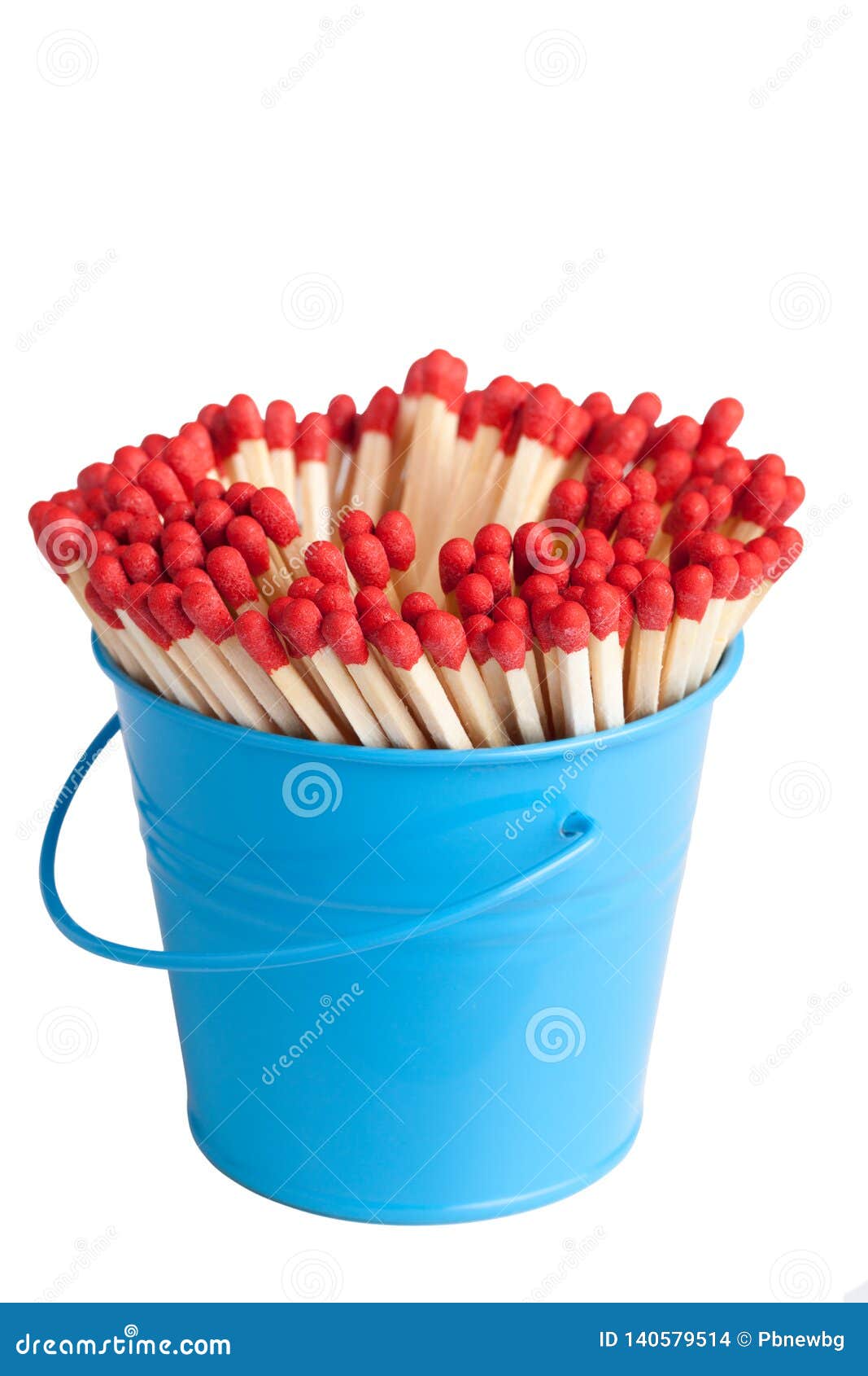Matches in a blue jar stock photo. Image of background 140579514