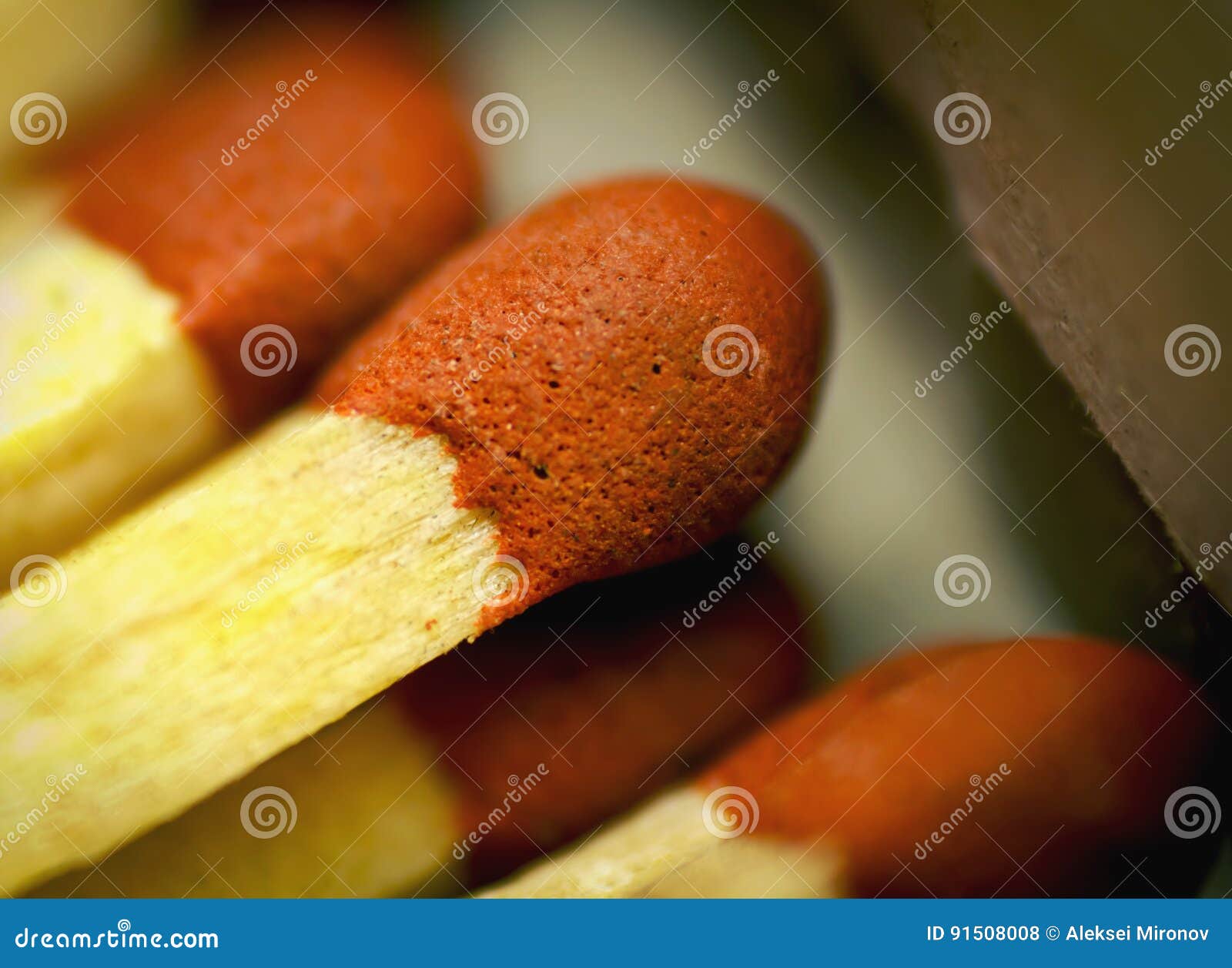 Matches in a box stock photo. Image of open, wooden, detail 91508008