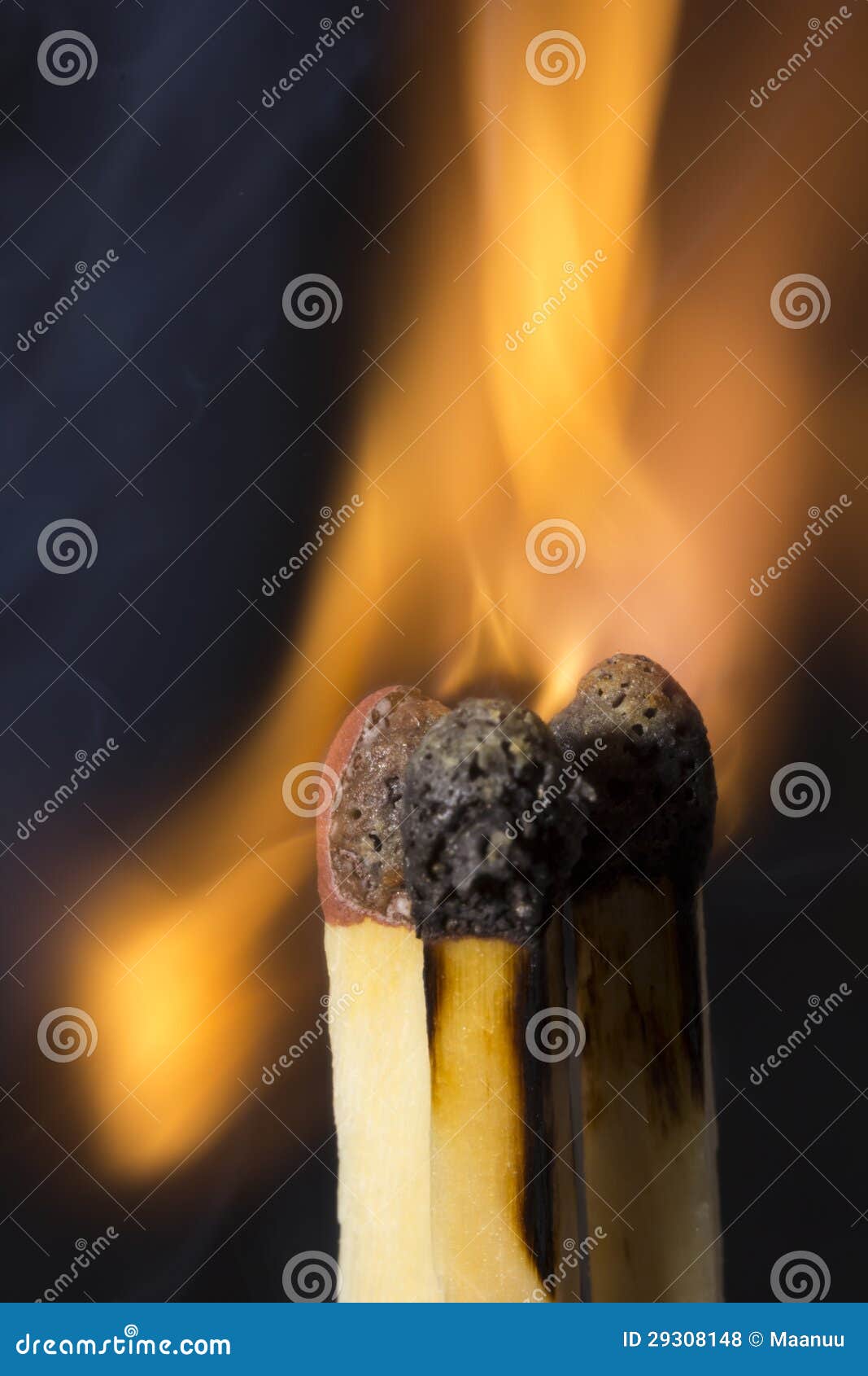 Matches Burning Over Black Background Stock Photo Image of disaster, barbecue 29308148