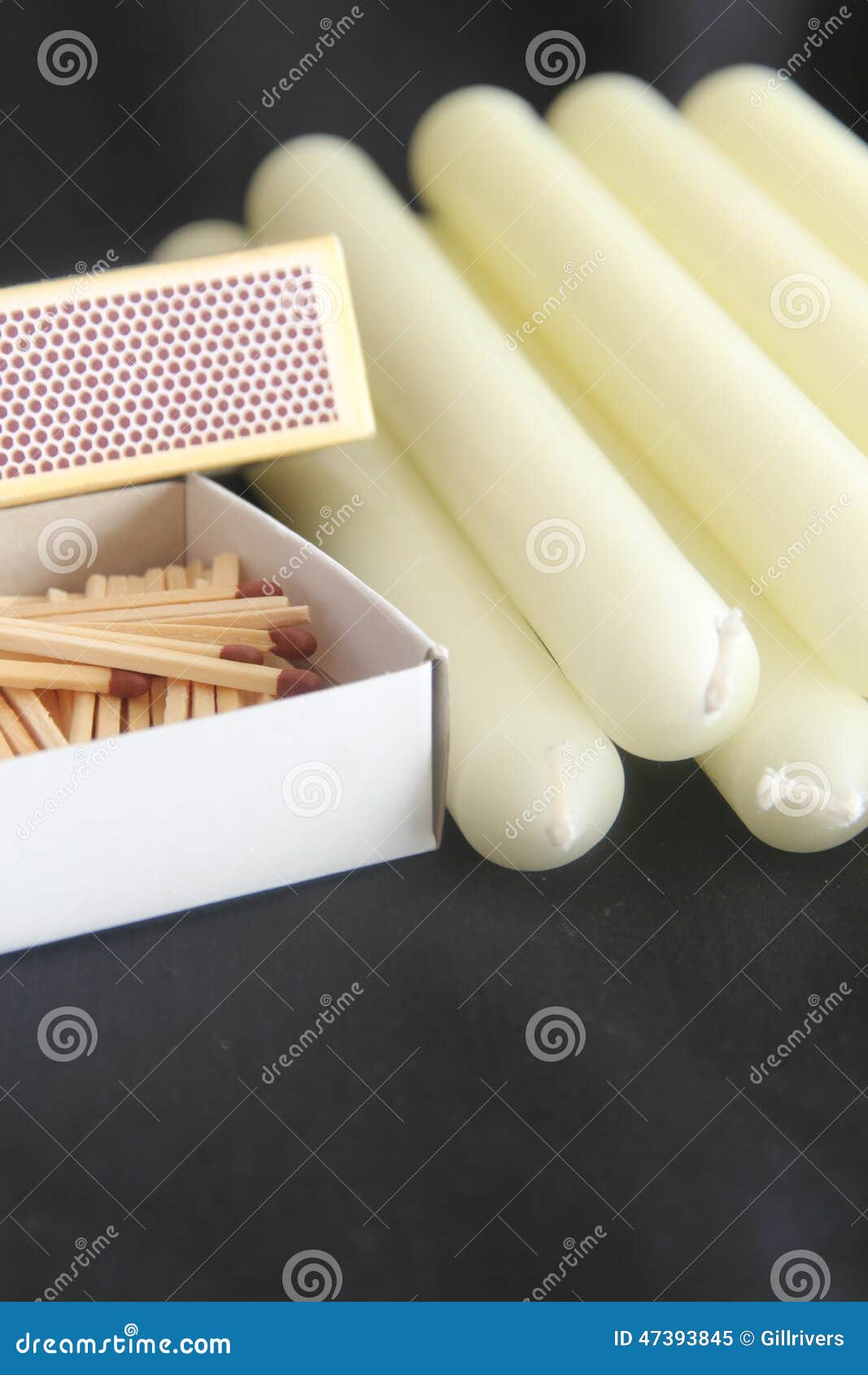 Matches and Candles stock image. Image of background 47393845