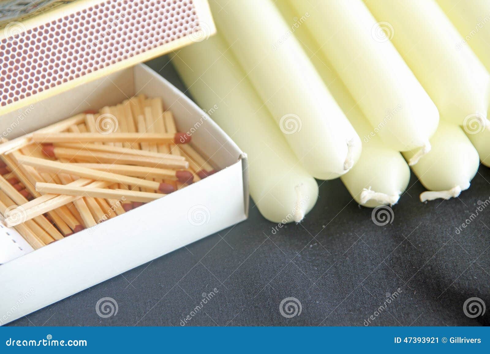 Matches and Candles stock image. Image of business, blackout 47393921
