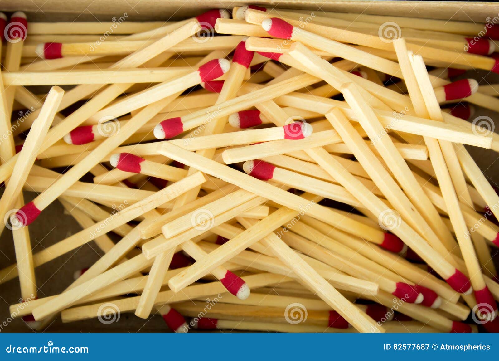 Matches in matchbox stock image. Image of fire, camping 82577687