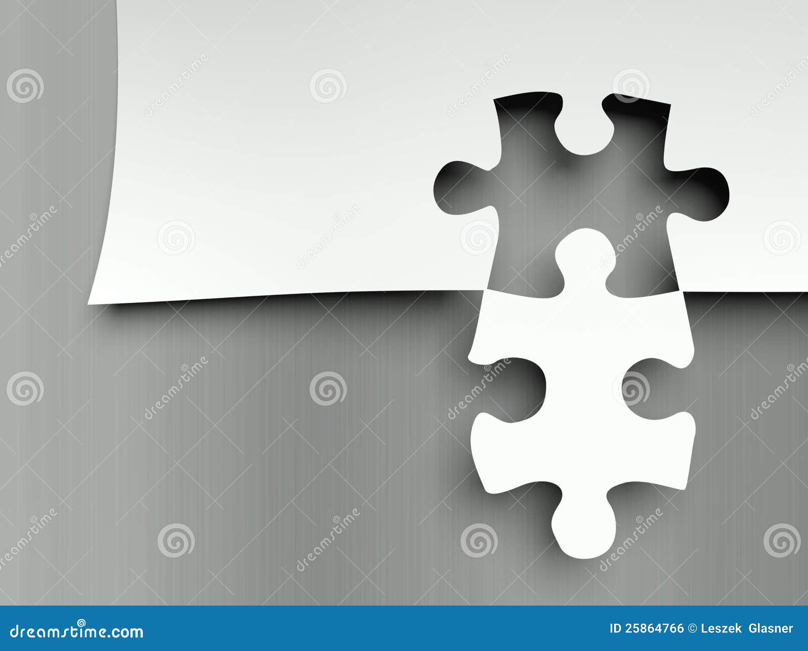 Matching Puzzle Pieces, Complement Metaphor Stock 