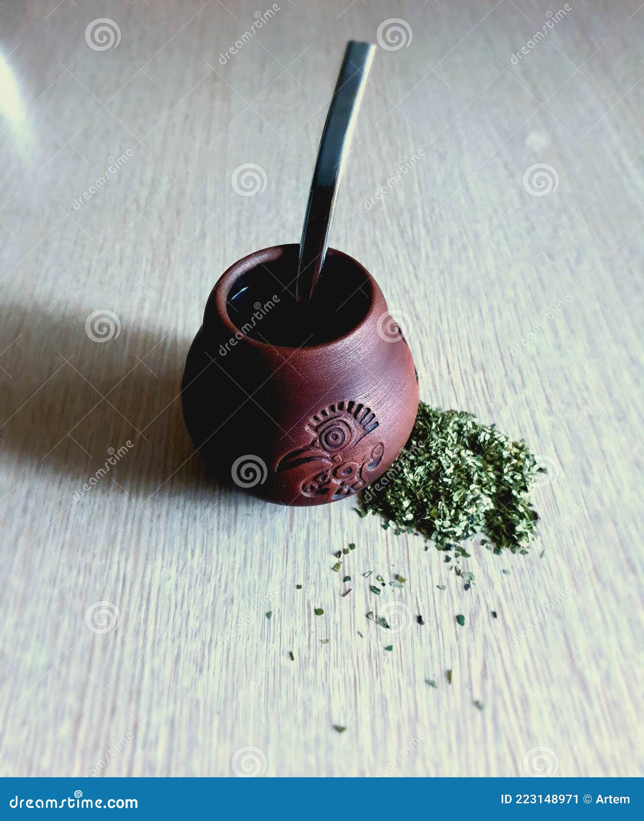 mate drink, calabash and bombillo